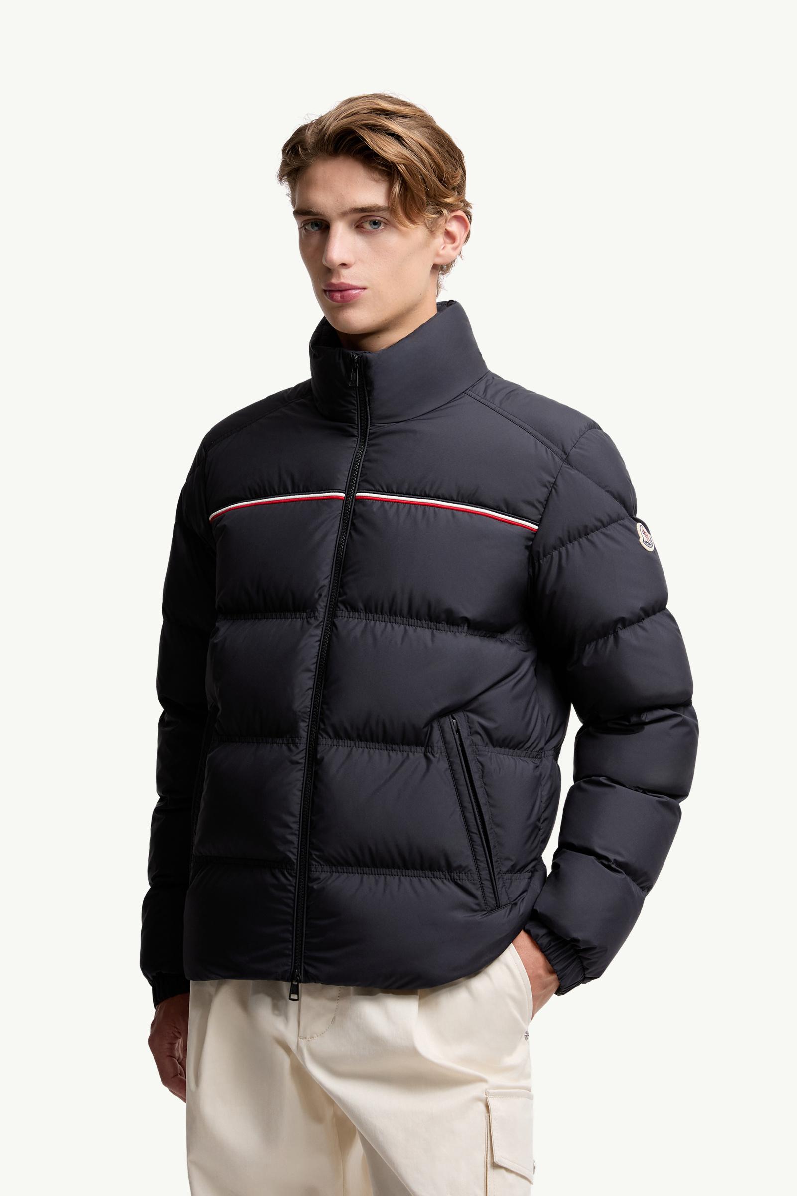 Navy Blue Bouvaque Short Down Jacket - Short Down Jackets for Men