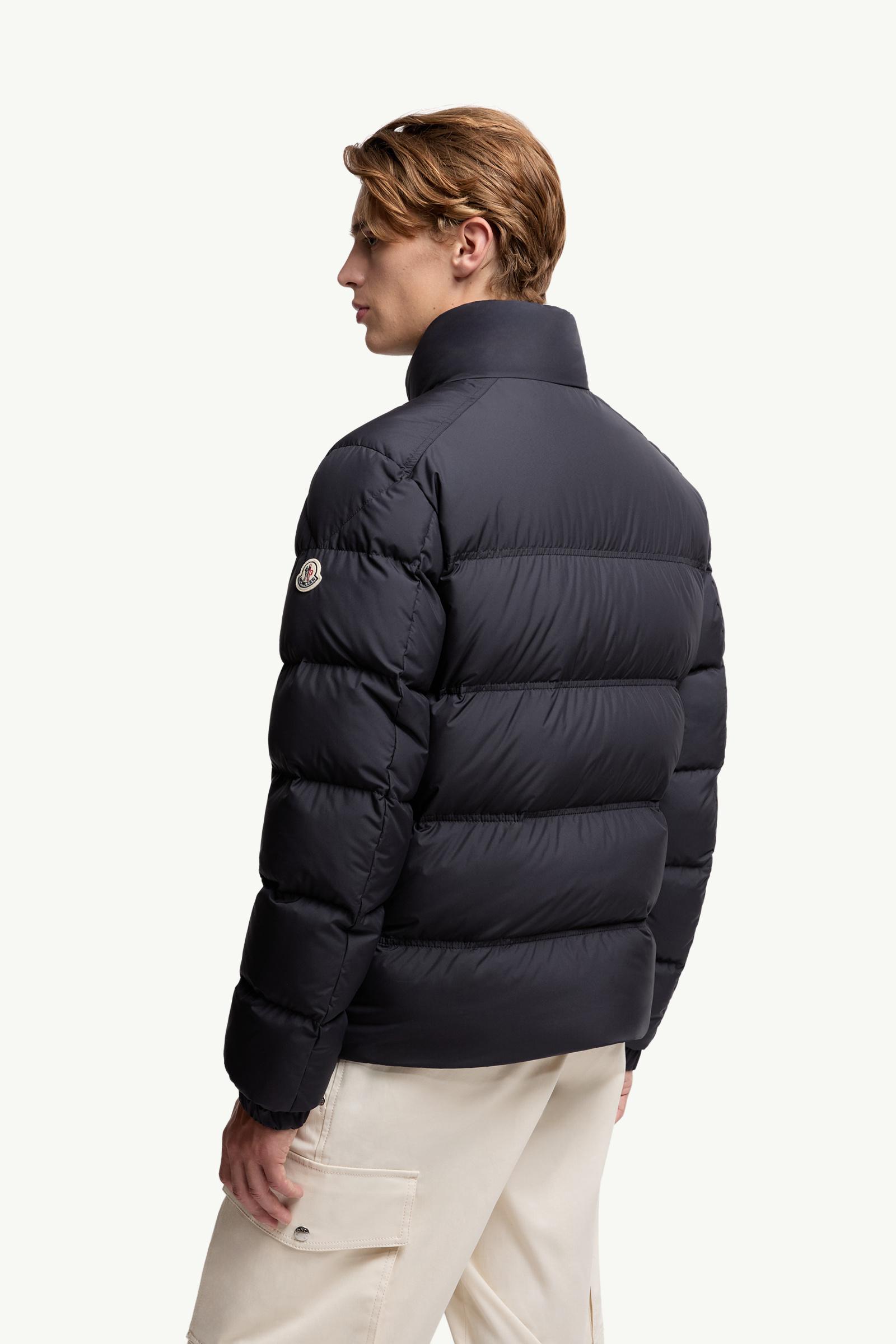 Navy Blue Bouvaque Short Down Jacket - Short Down Jackets for Men