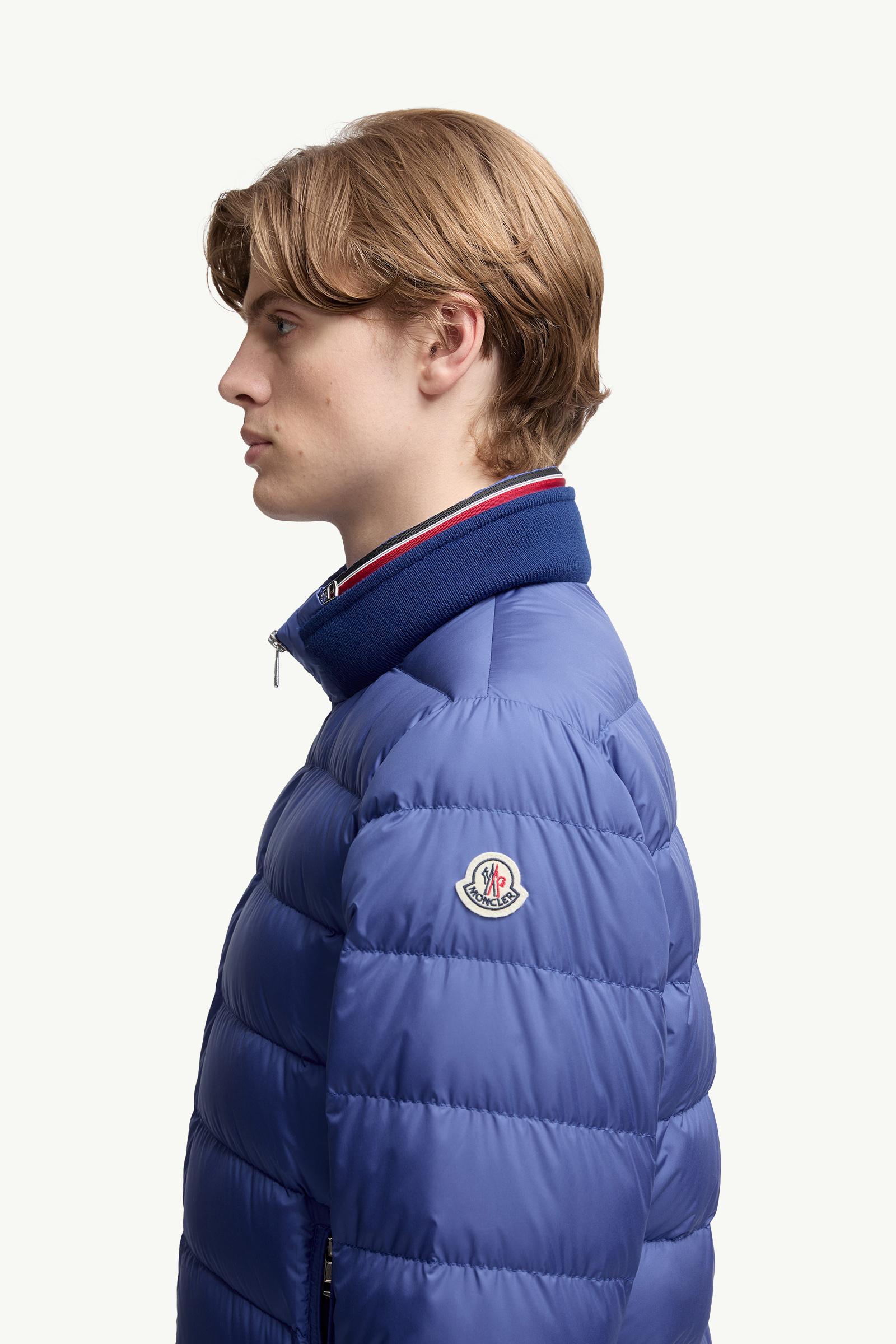 Brendann Short Down Jacket Men Blue Moncler 1