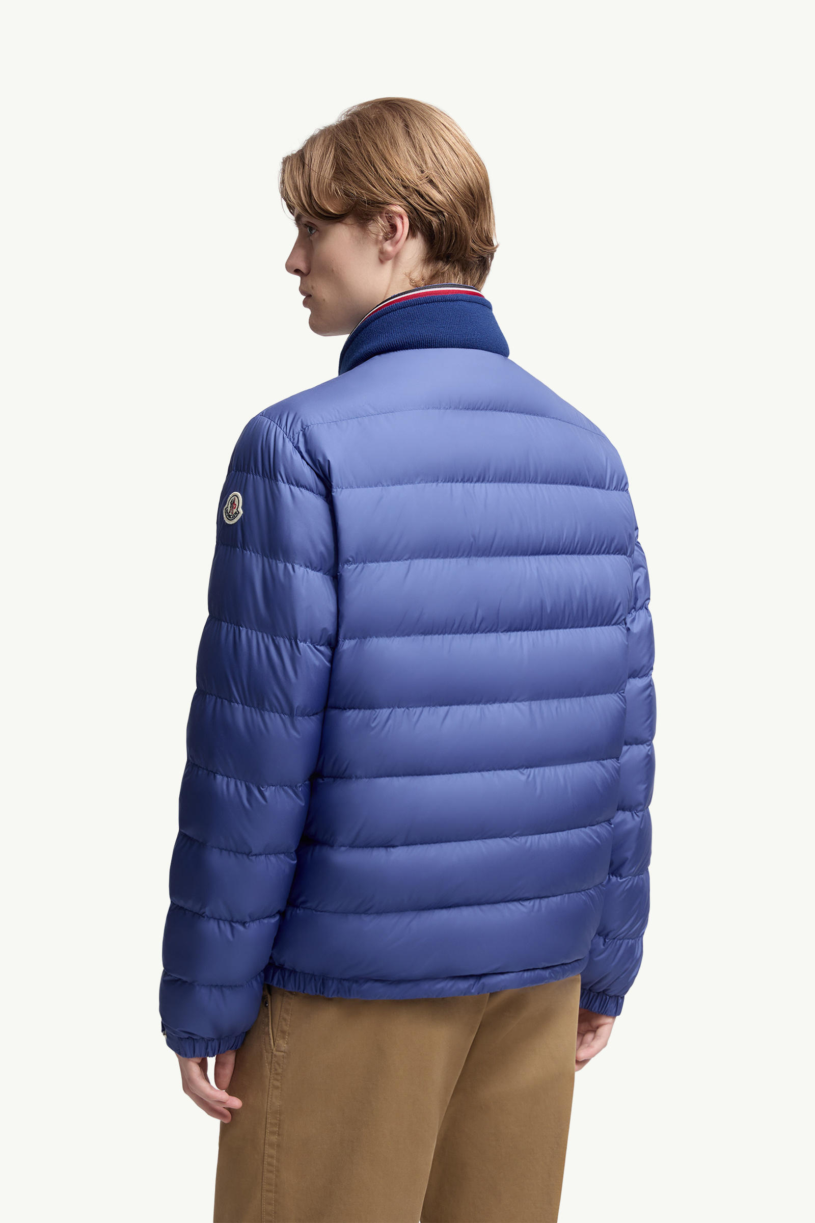 Brendann Short Down Jacket Men Blue Moncler 4