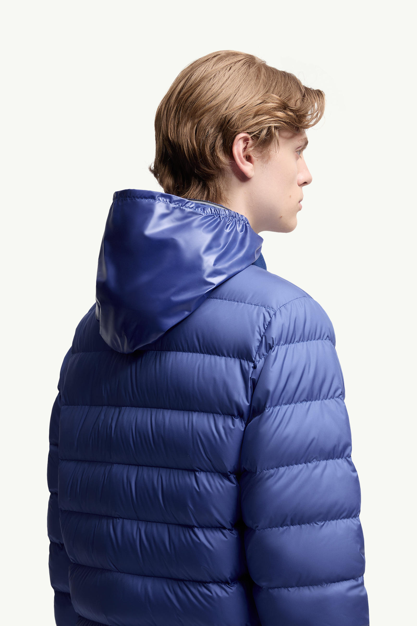 Brendann Short Down Jacket Men Blue Moncler 5