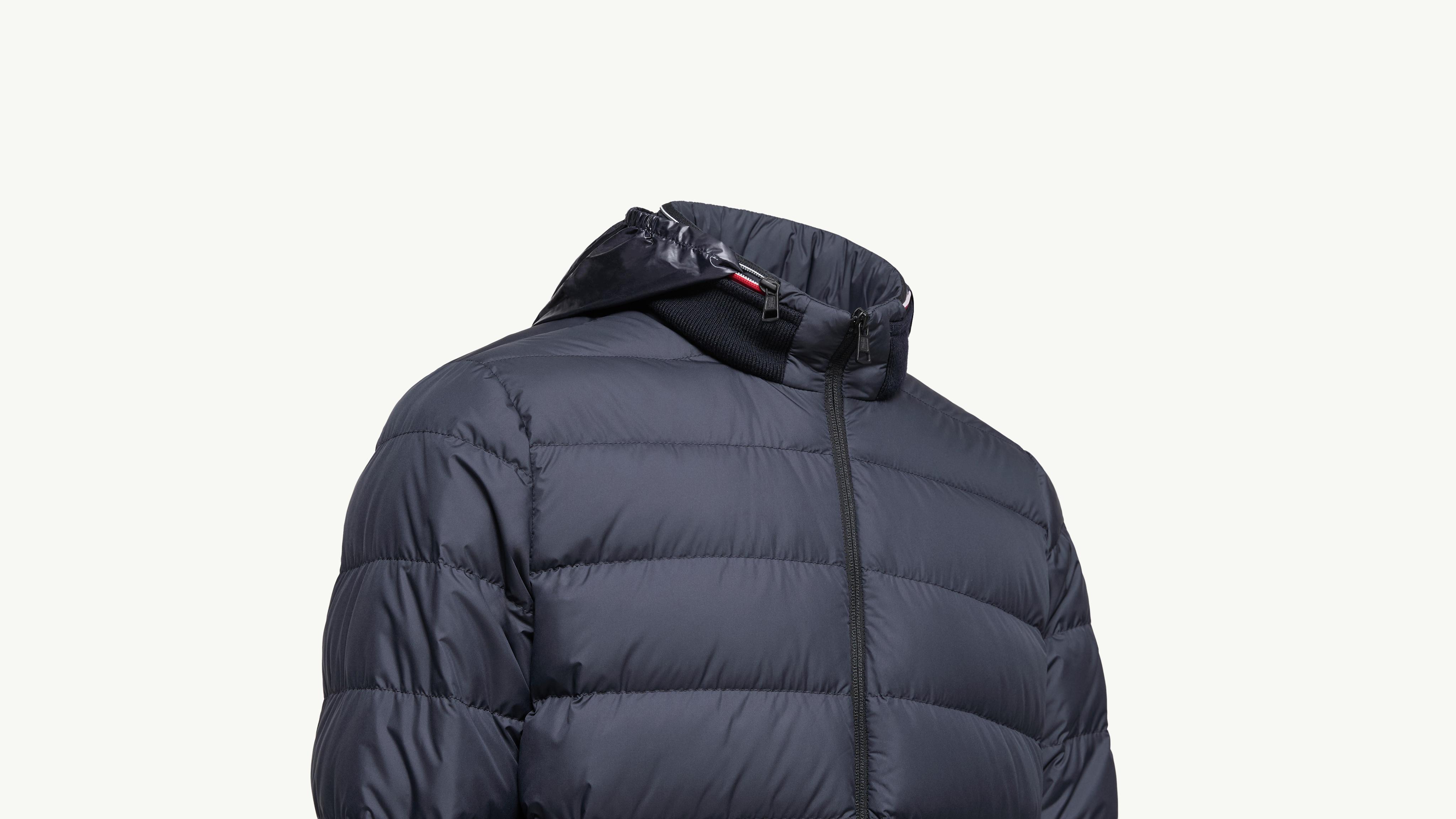 Blue Brendann Short Down Jacket - Short Down Jackets for Men