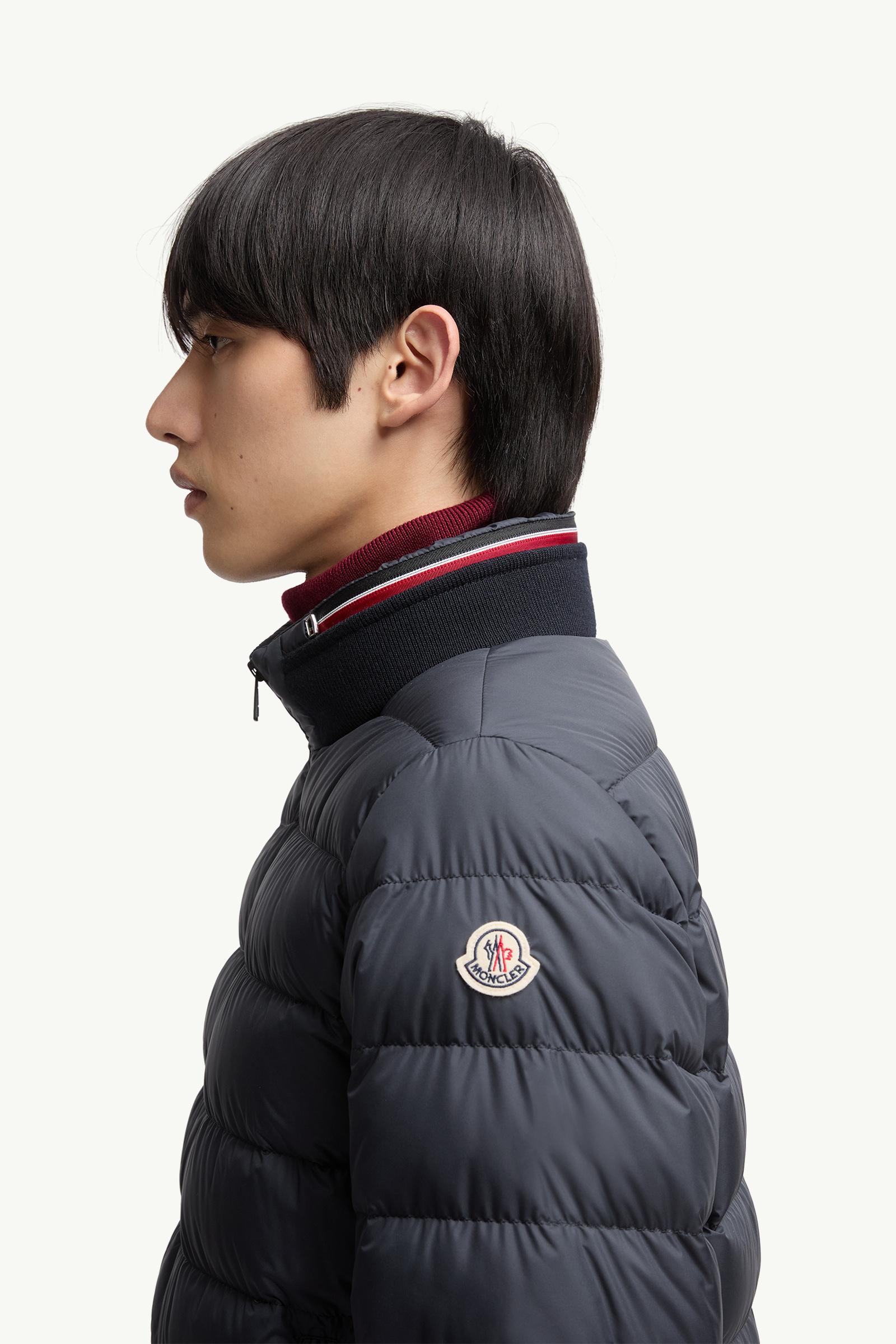 Brendann Short Down Jacket Men Blue Moncler 1