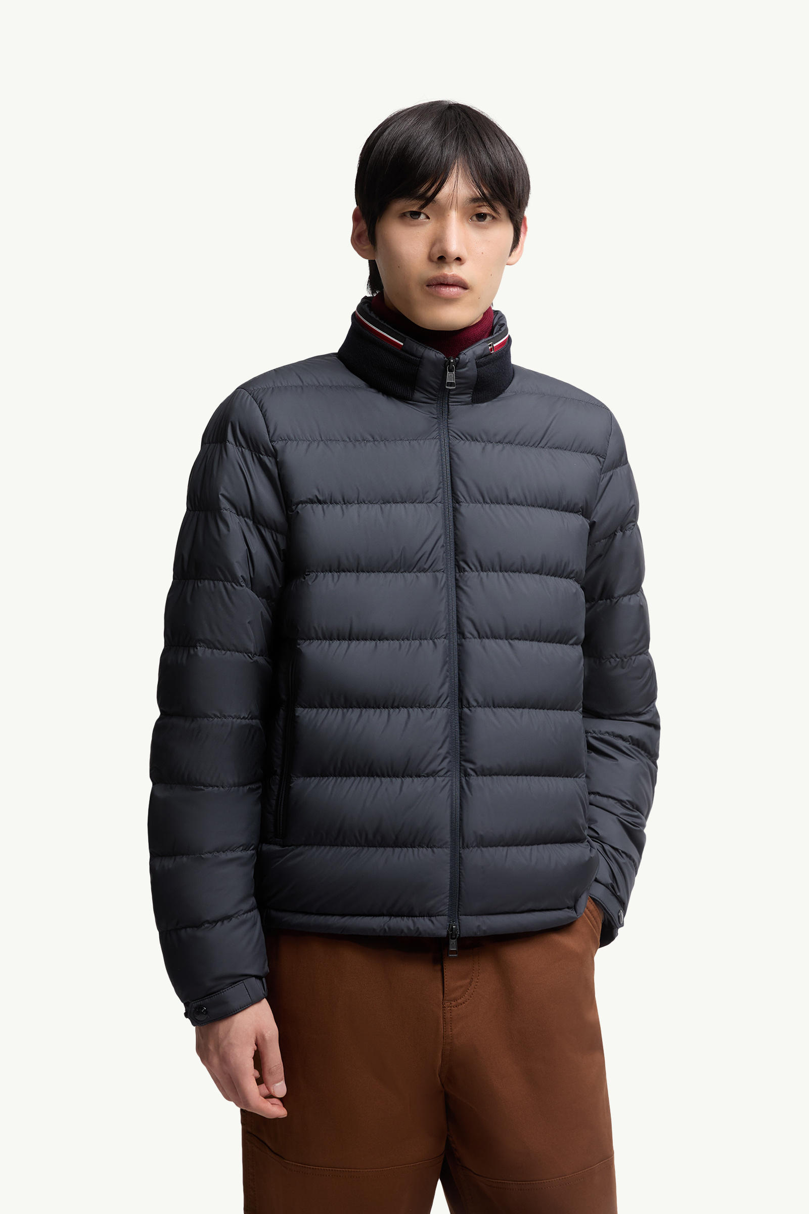 Brendann Short Down Jacket Men Blue Moncler 3
