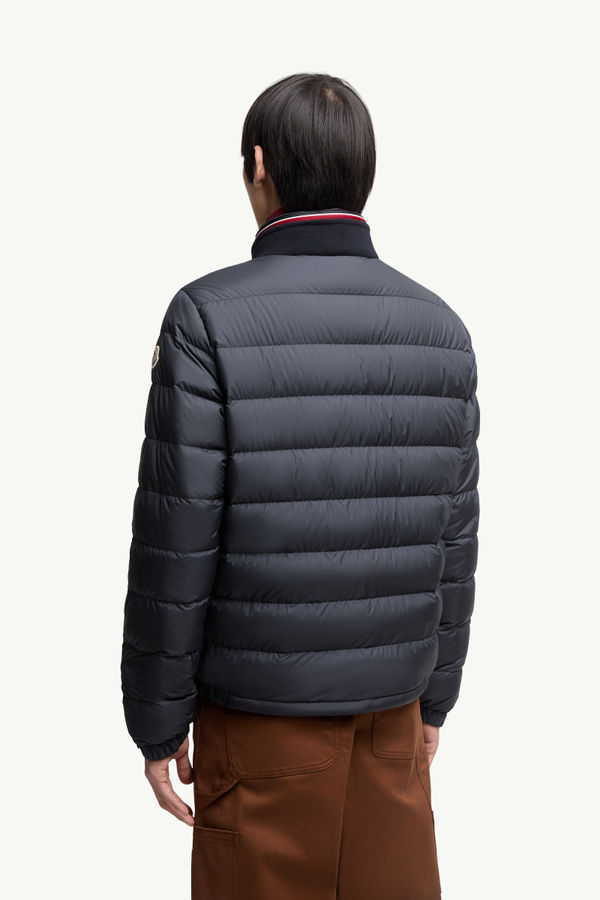 Brendann Short Down Jacket Men Blue Moncler 4