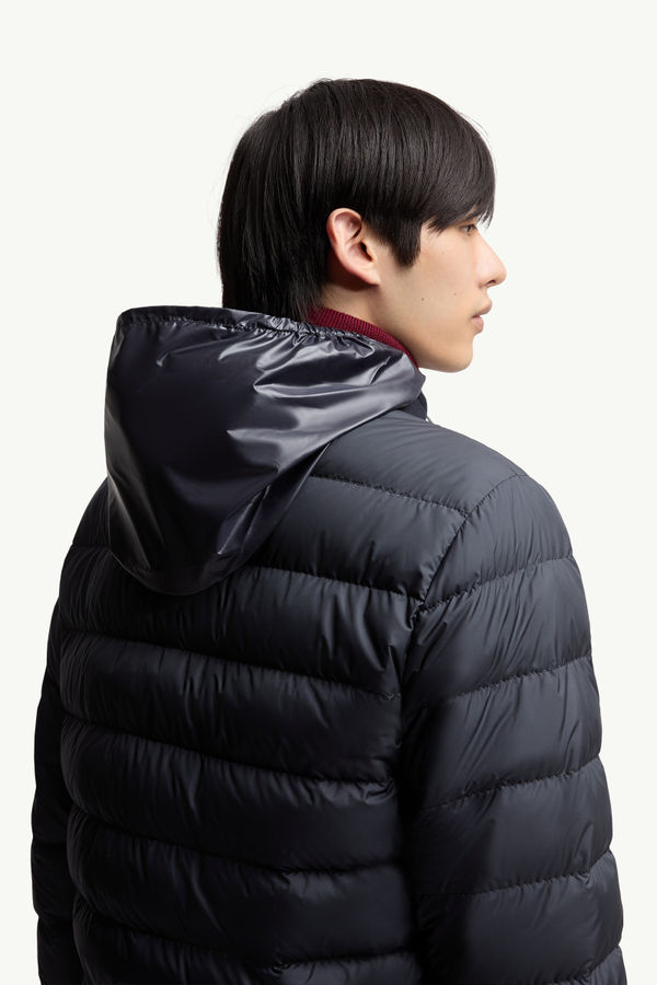 Brendann Short Down Jacket Men Blue Moncler 5
