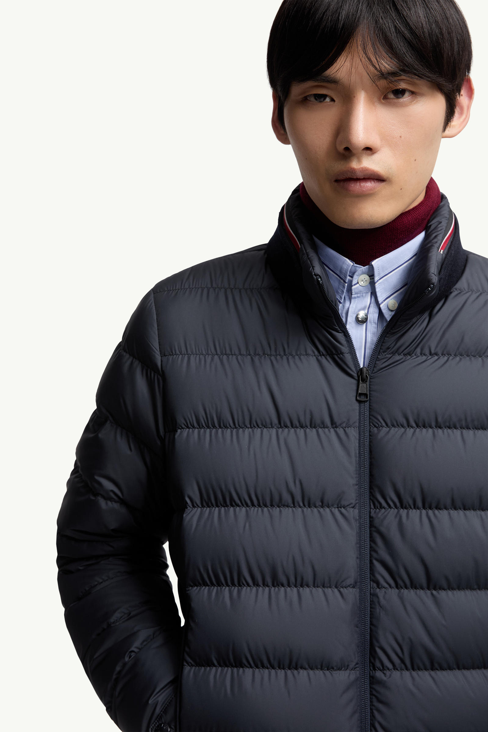 Brendann Short Down Jacket Men Blue Moncler 6