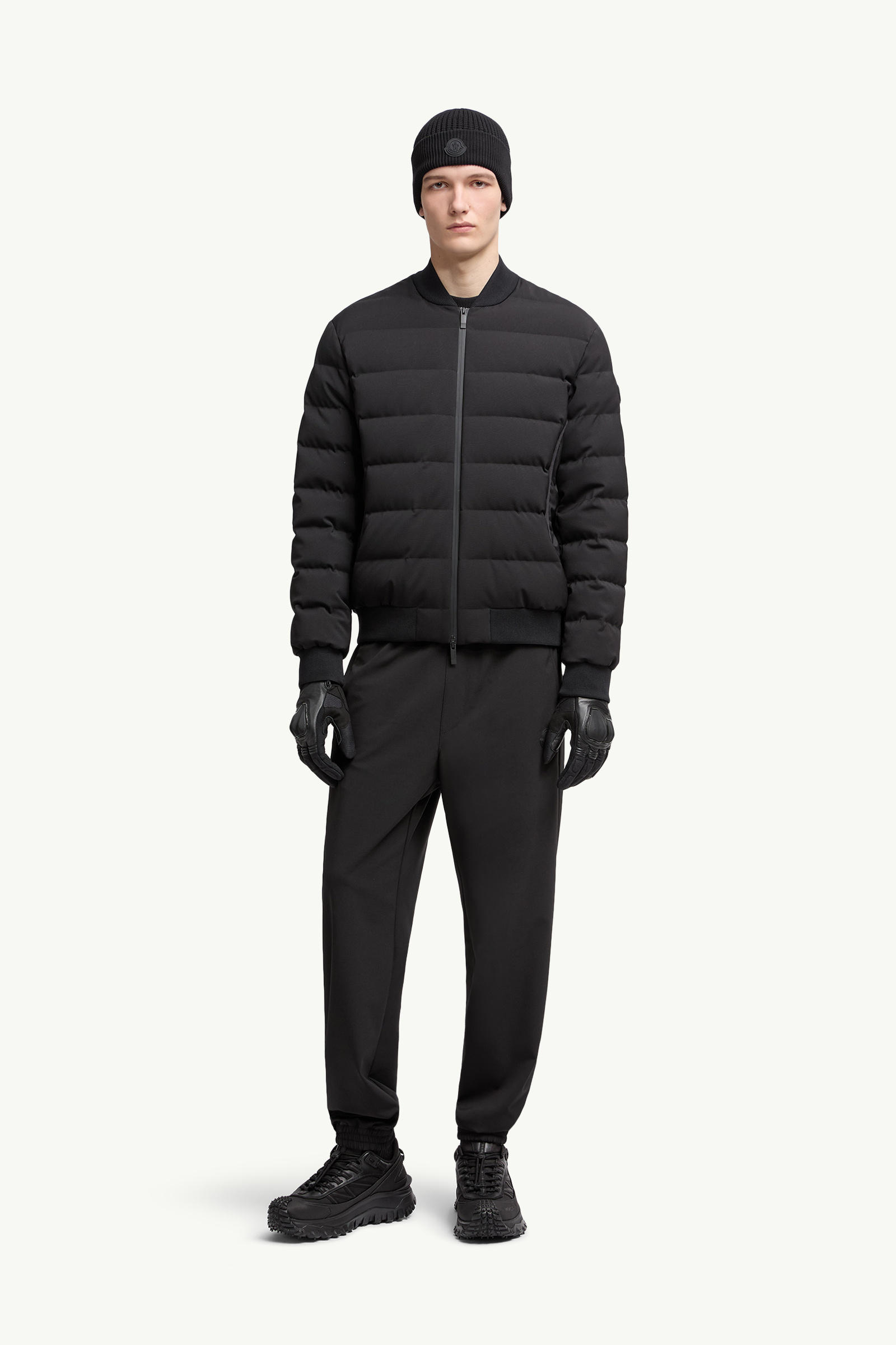 Cirer Down Bomber Jacket Men Black Moncler 0