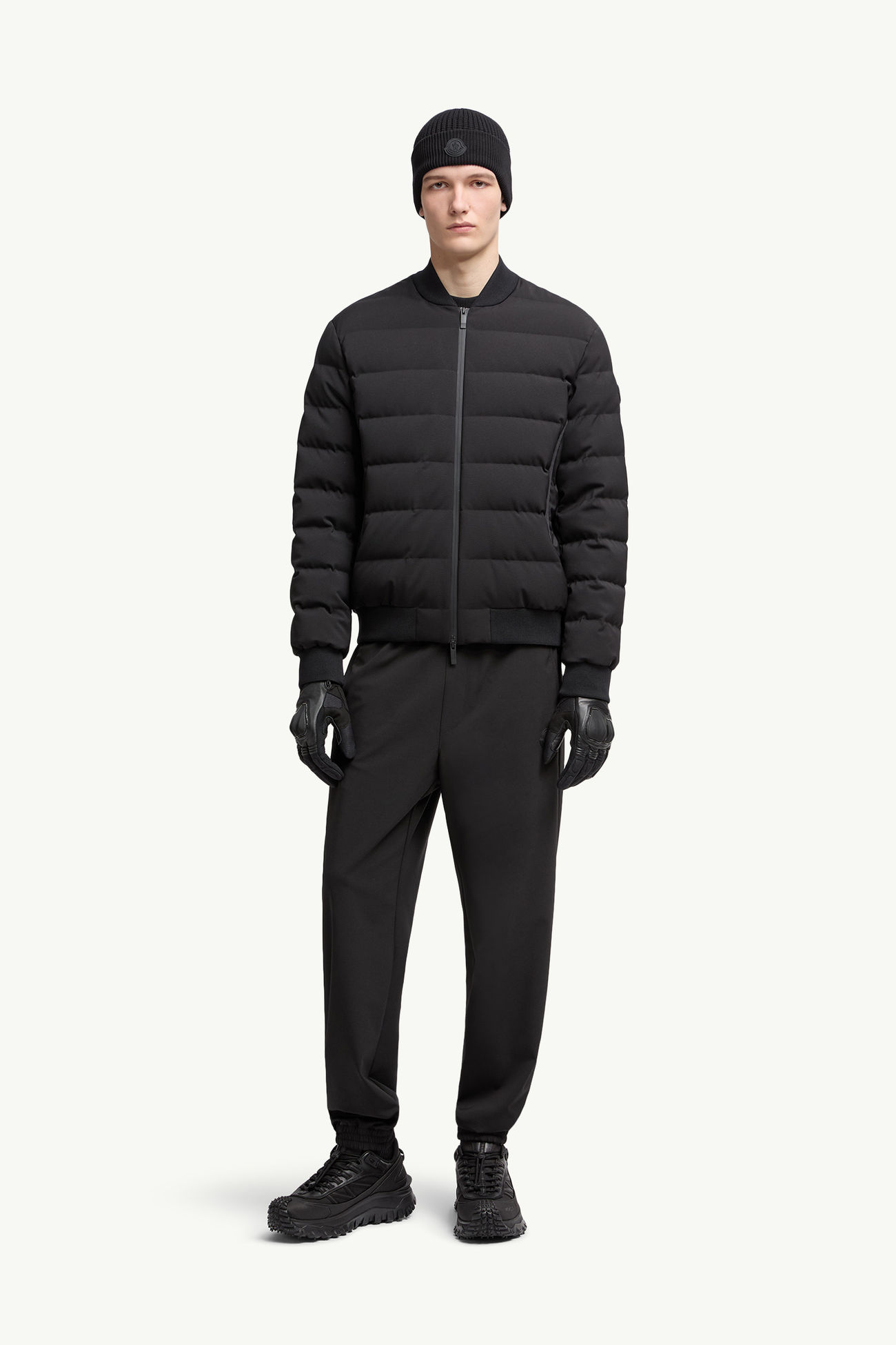 Cirer羽絨飛行員外套 男士 黑色 Moncler 0