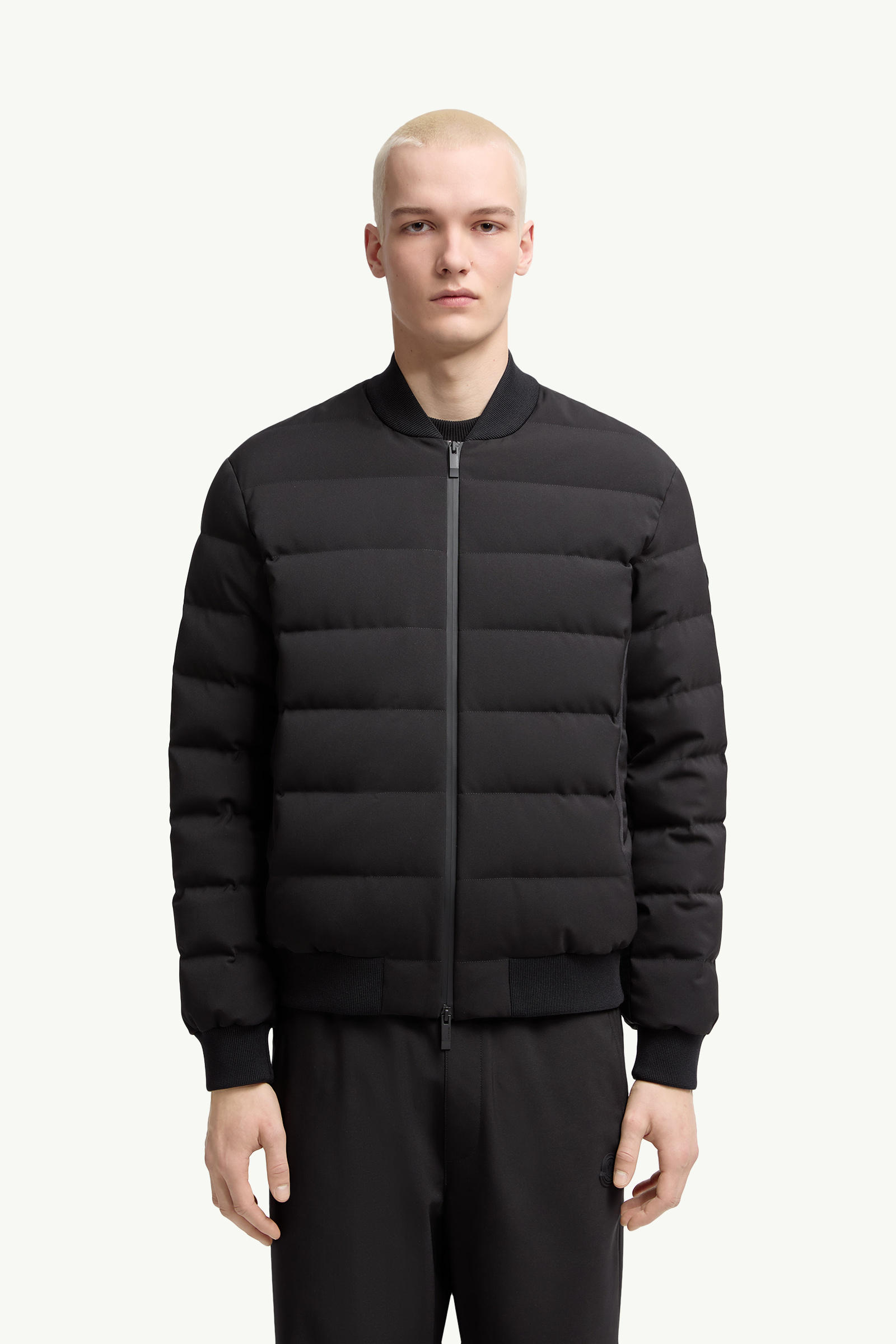 Cirer Down Bomber Jacket Men Black Moncler 3