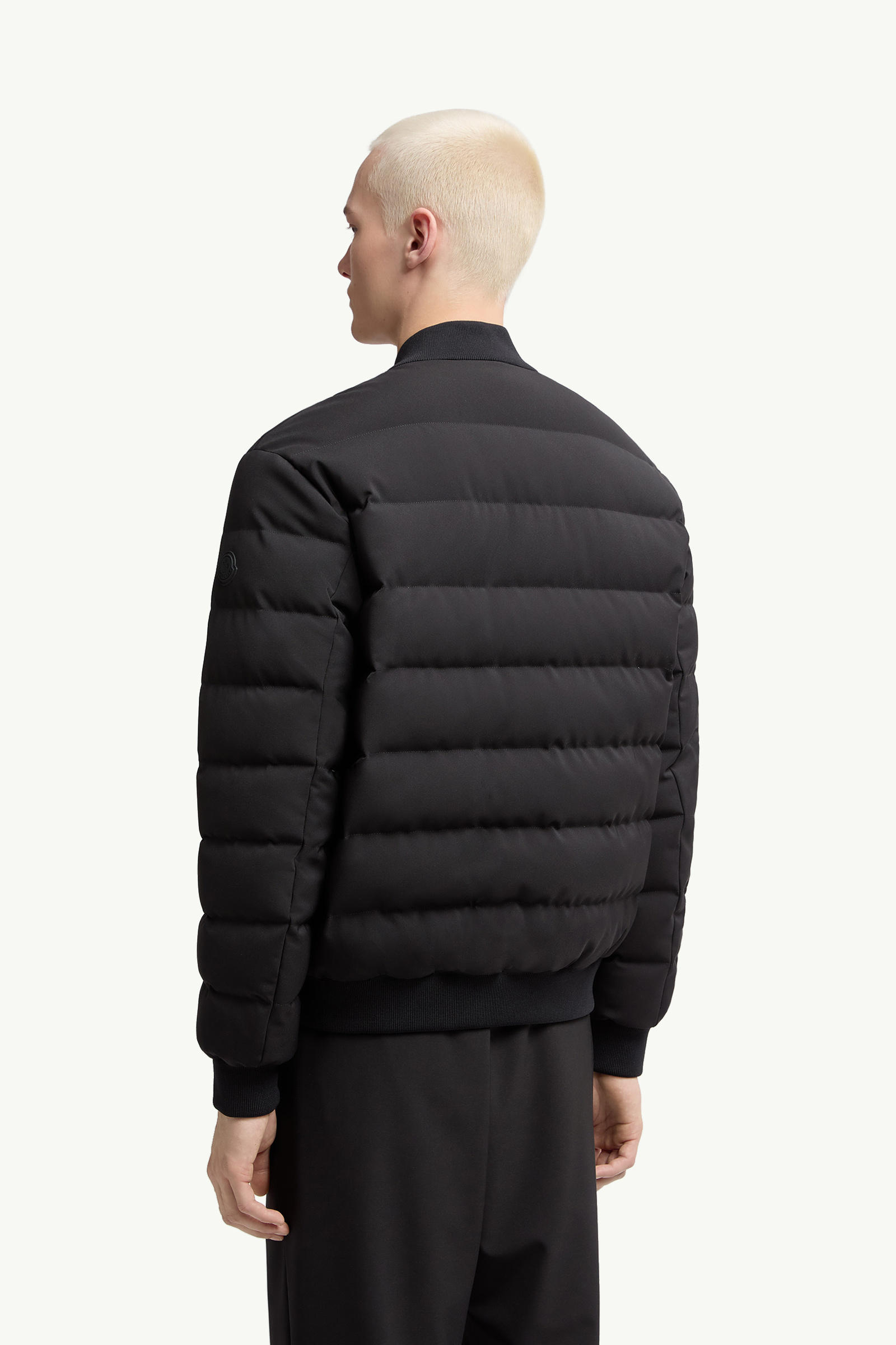 Cirer Down Bomber Jacket Men Black Moncler 4
