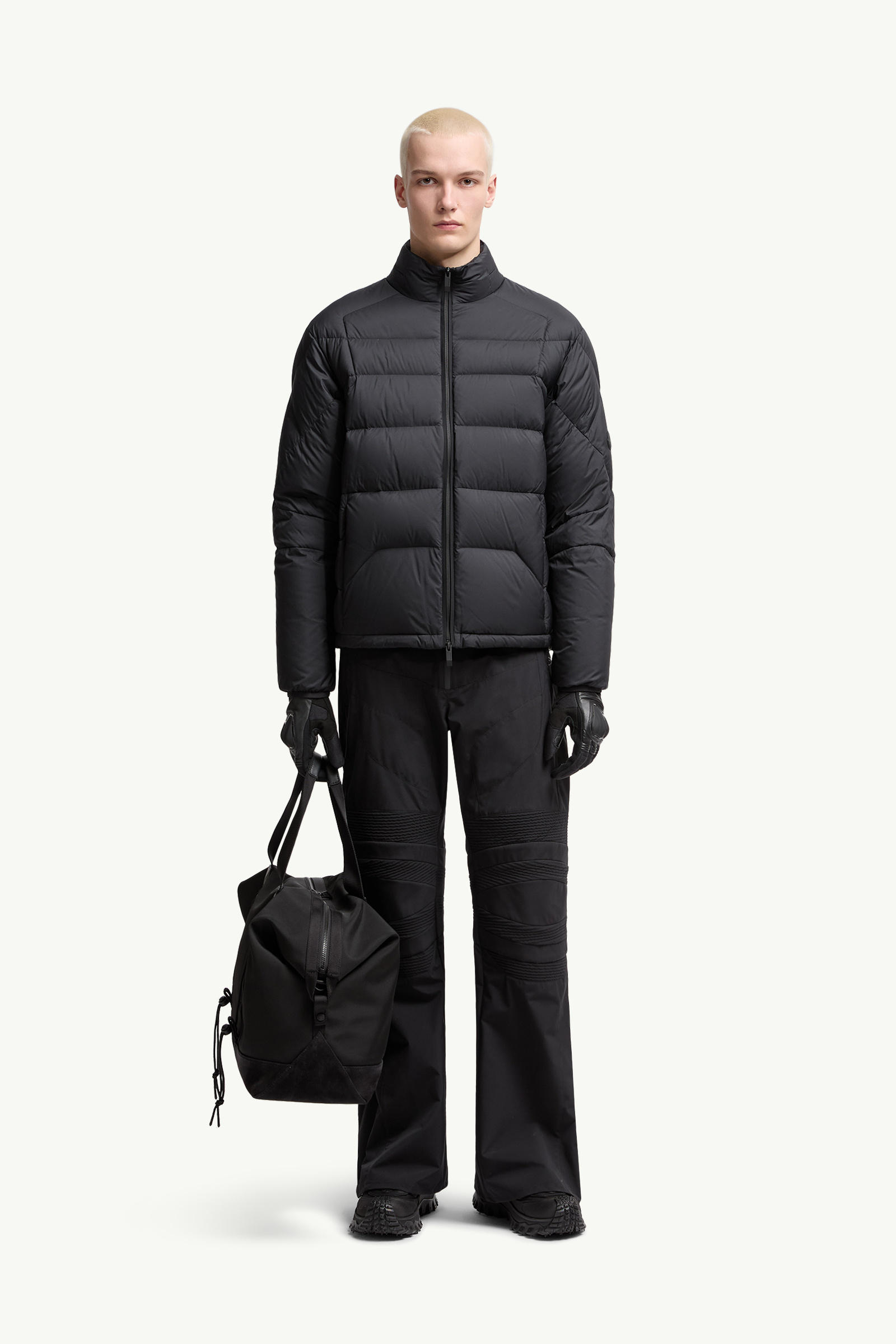 Bardane kurze Daunenjacke Herren Schwarz Moncler 0