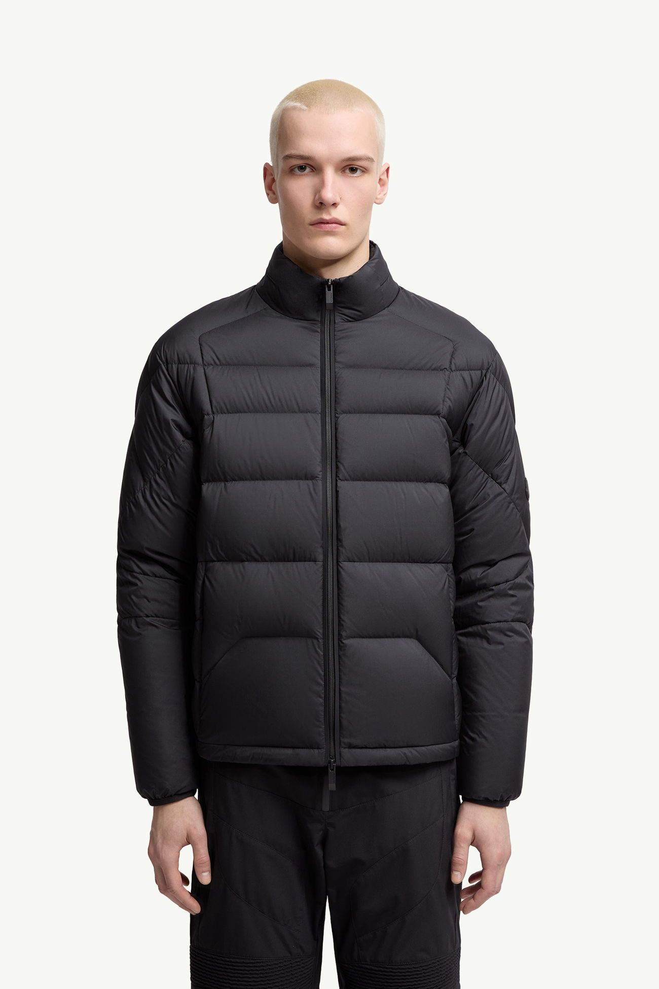 Bardane kurze Daunenjacke Herren Schwarz Moncler 3
