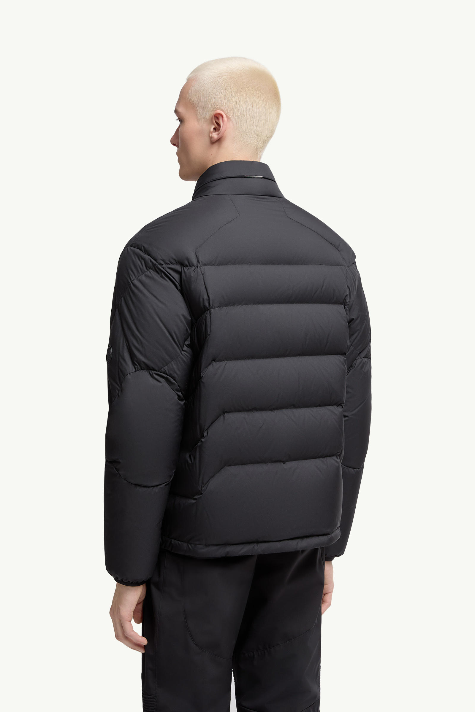 Bardane kurze Daunenjacke Herren Schwarz Moncler 4