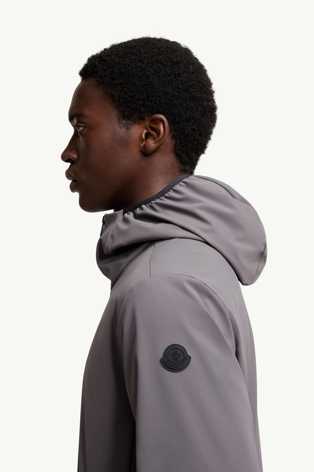 Plumífero corto con capucha Batisse Hombre Gris oscuro Moncler 1