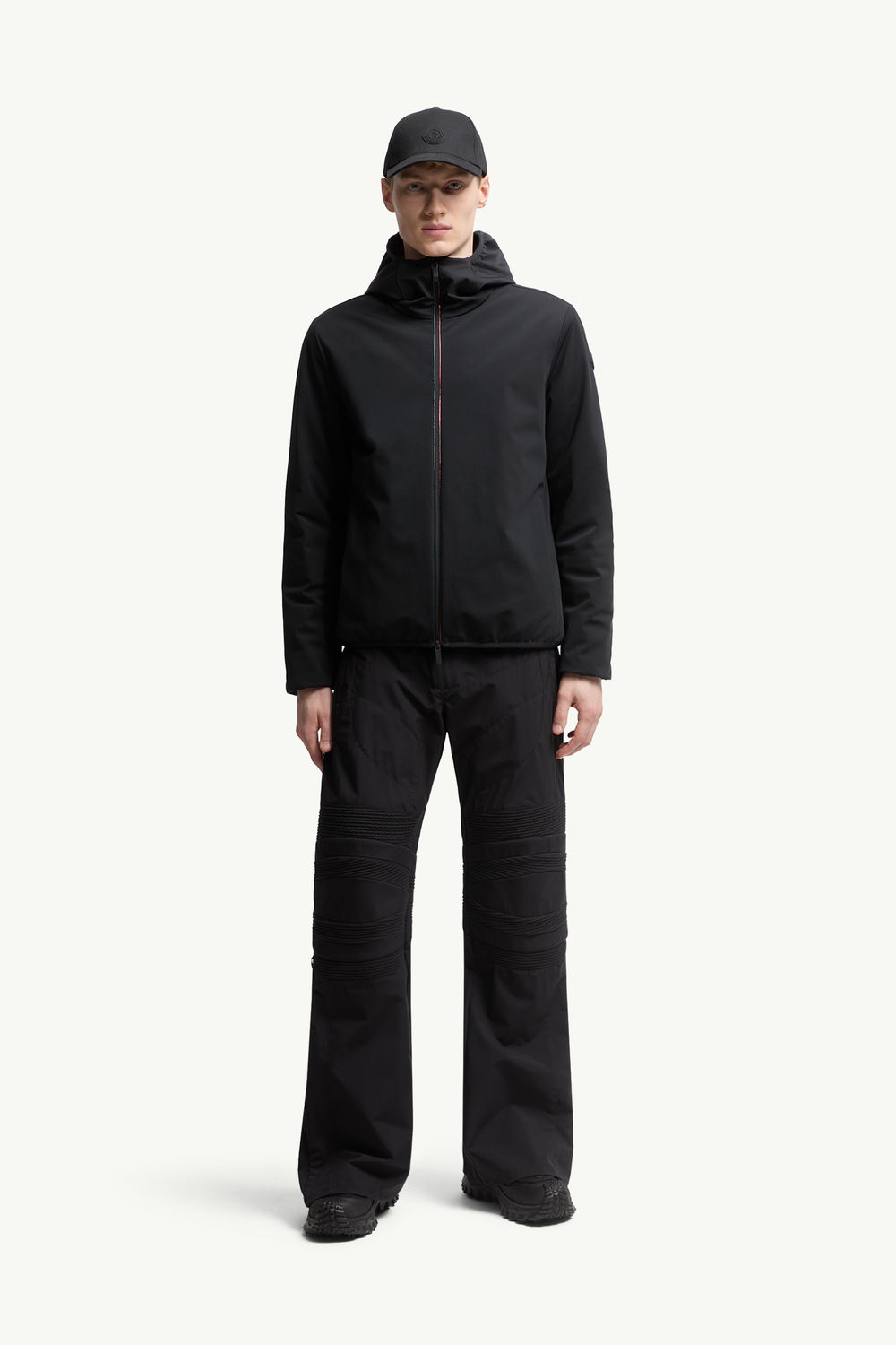 Batisse Hooded Short Down Jacket Men Black Moncler 0