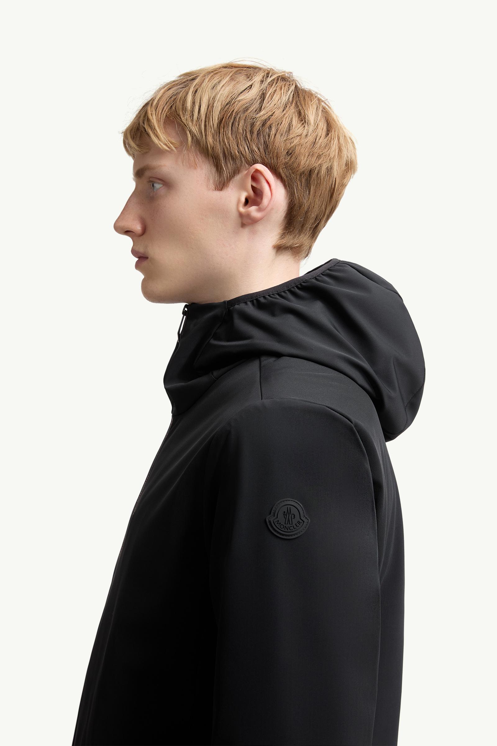 Batisse Hooded Short Down Jacket Men Black Moncler 1