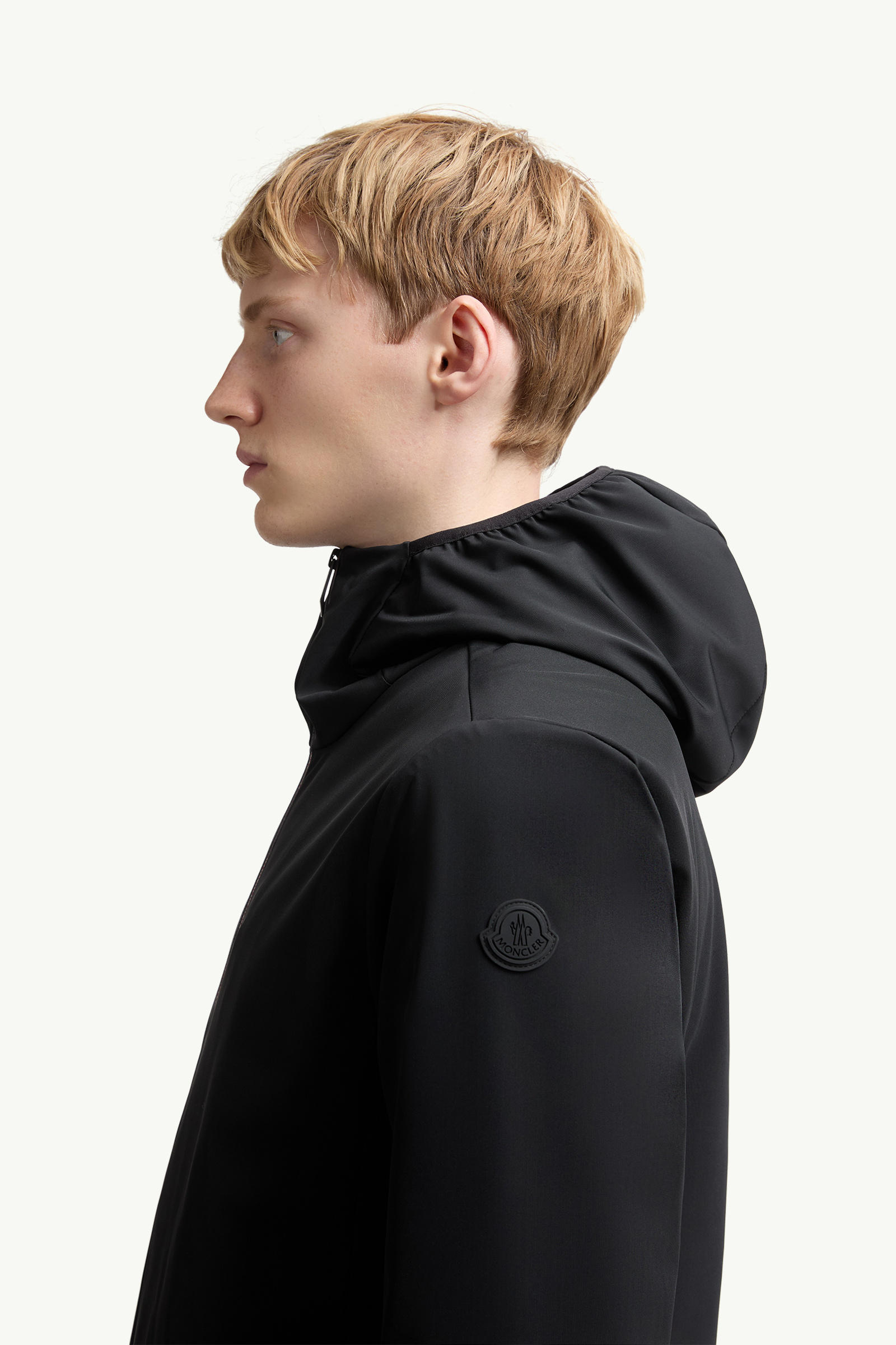 Batisse Hooded Short Down Jacket Men Black Moncler 1