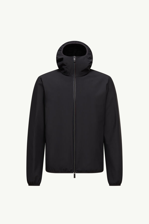 Batisse Hooded Short Down Jacket Men Black Moncler 2