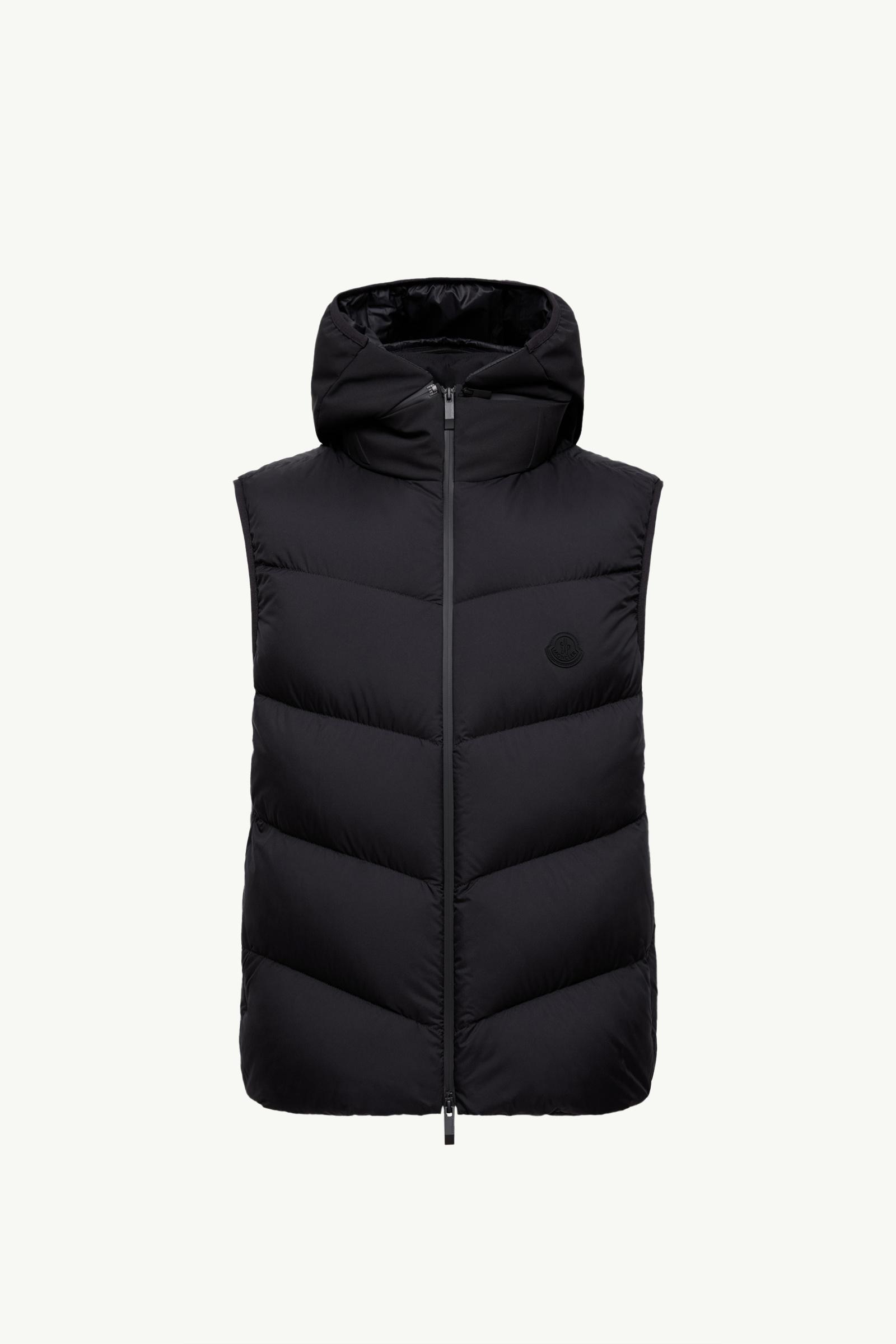 Guersac diagonal gesteppte Daunenweste mit Kapuze_findInBoutique_image