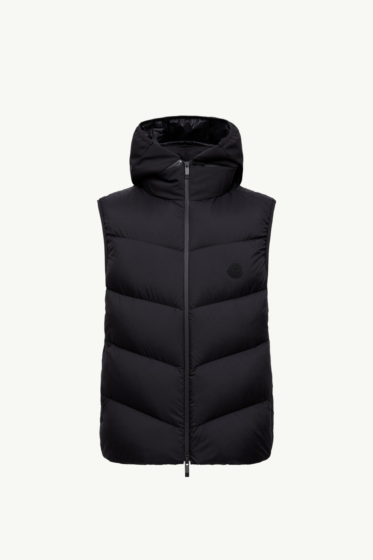 Guersac Diagonal-Quilted Hooded Down Gilet Men Black Moncler 2