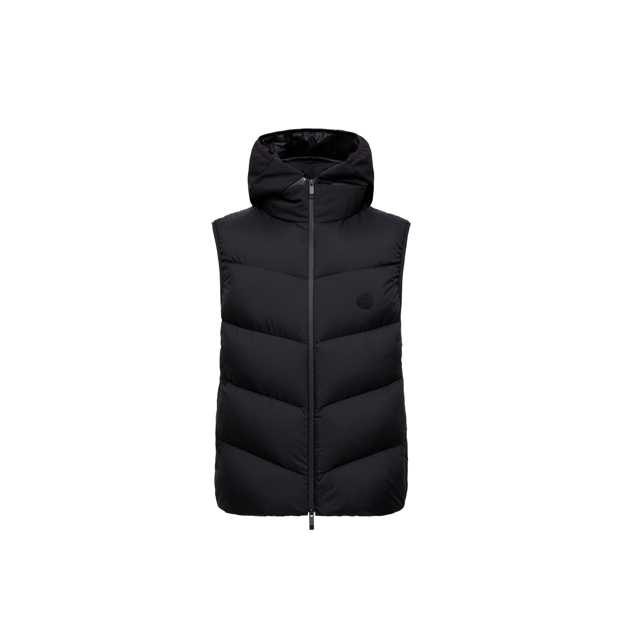 MONCLER COLLECTION Guersac Hooded Down Gilet - Men - Size 1 - Black