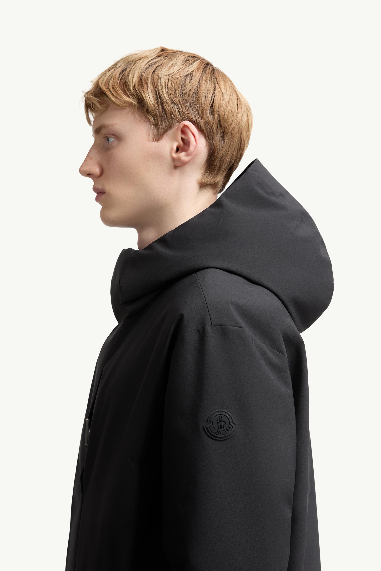 Gatillier Hooded Short Down Jacket Men Black Moncler 1