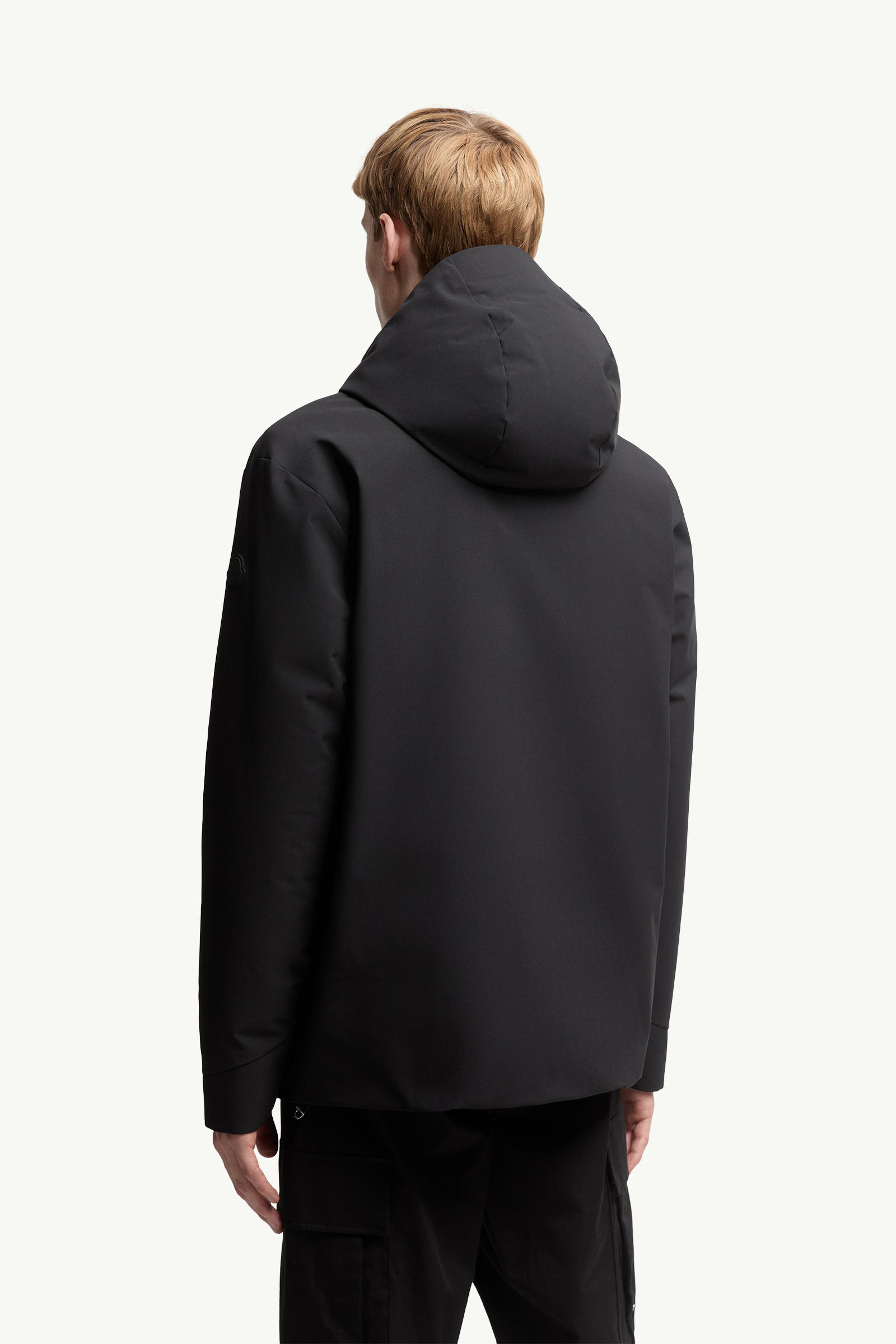 Gatillier Hooded Short Down Jacket Men Black Moncler 4