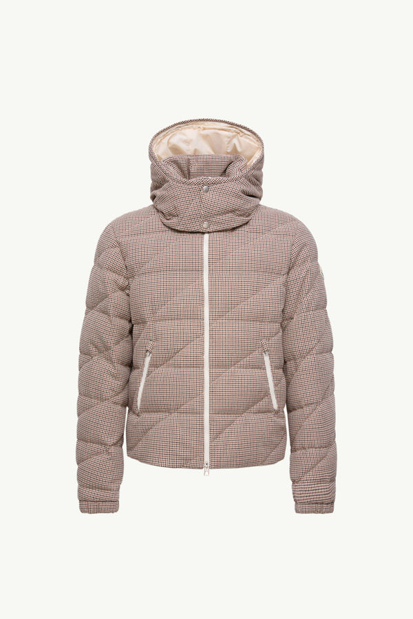 Doudoune courte à capuche en laine mélangée Psyllos Hommes Gris Moncler 2