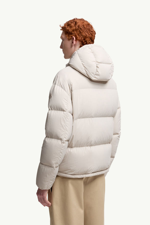Meriera kurze Daunenjacke mit Kapuze Herren Eisgrau Moncler 4