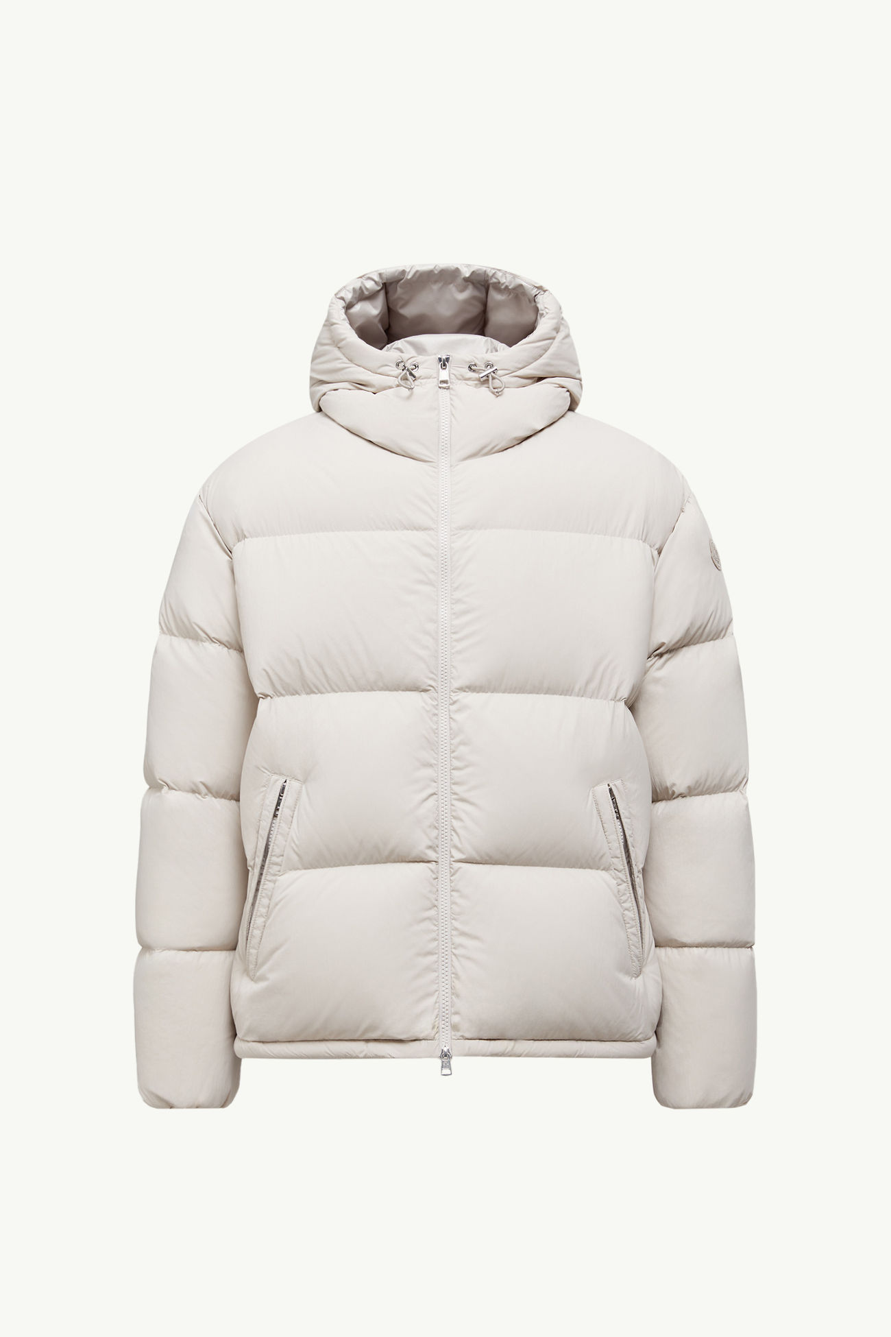 Plumífero corto con capucha Meriera Hombre Gris Hielo Moncler 2