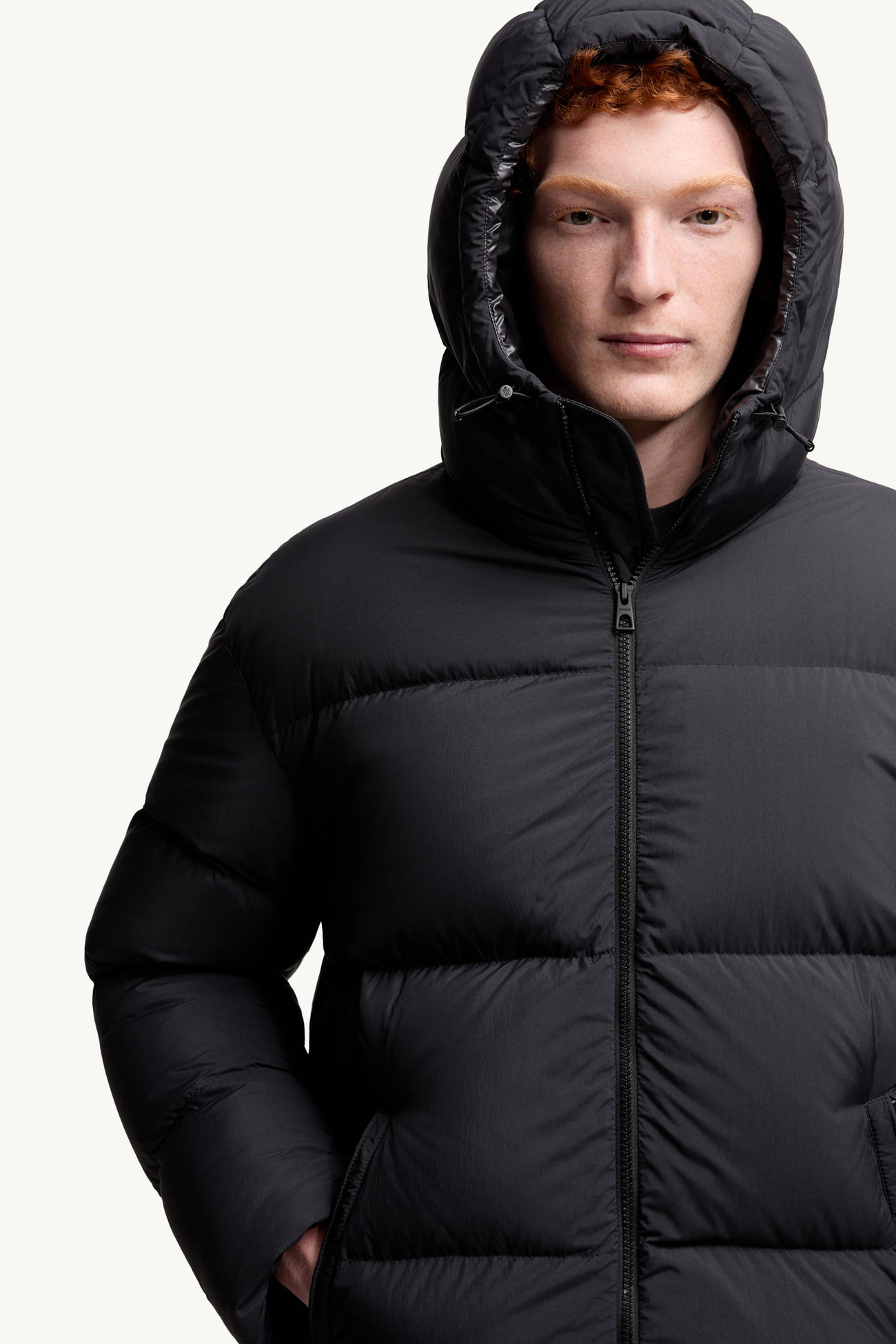 Meriera Hooded Short Down Jacket Men Black Moncler 5