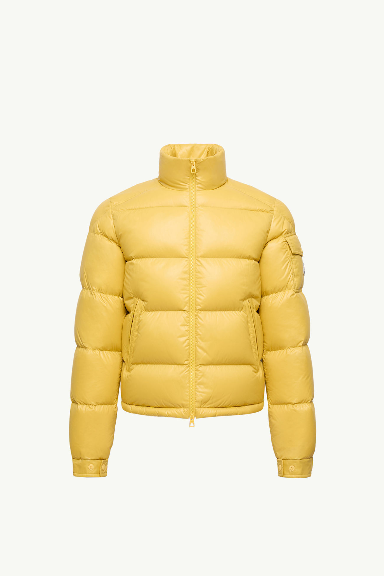 Doudoune courte à capuche Levitha Hommes Jaune Moncler 2