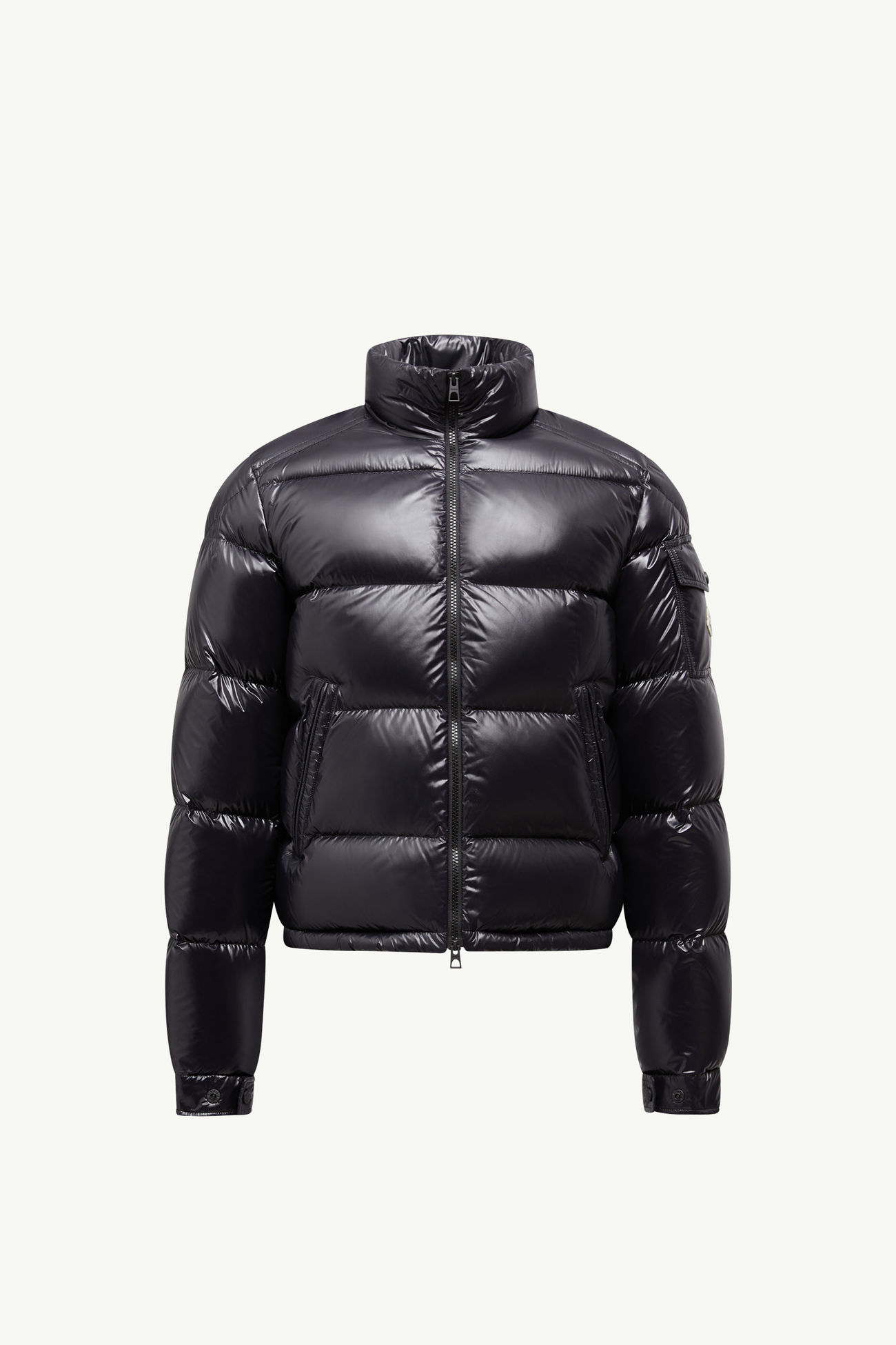 Levitha Hooded Short Down Jacket Men Black Moncler 2