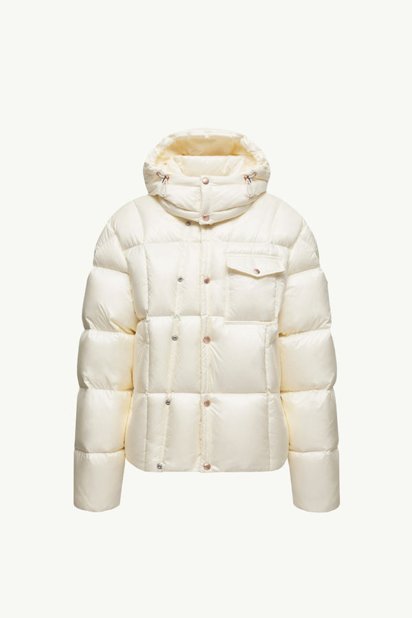 Doudoune courte à capuche Serfanto Hommes Blanc Ivoire Moncler 2