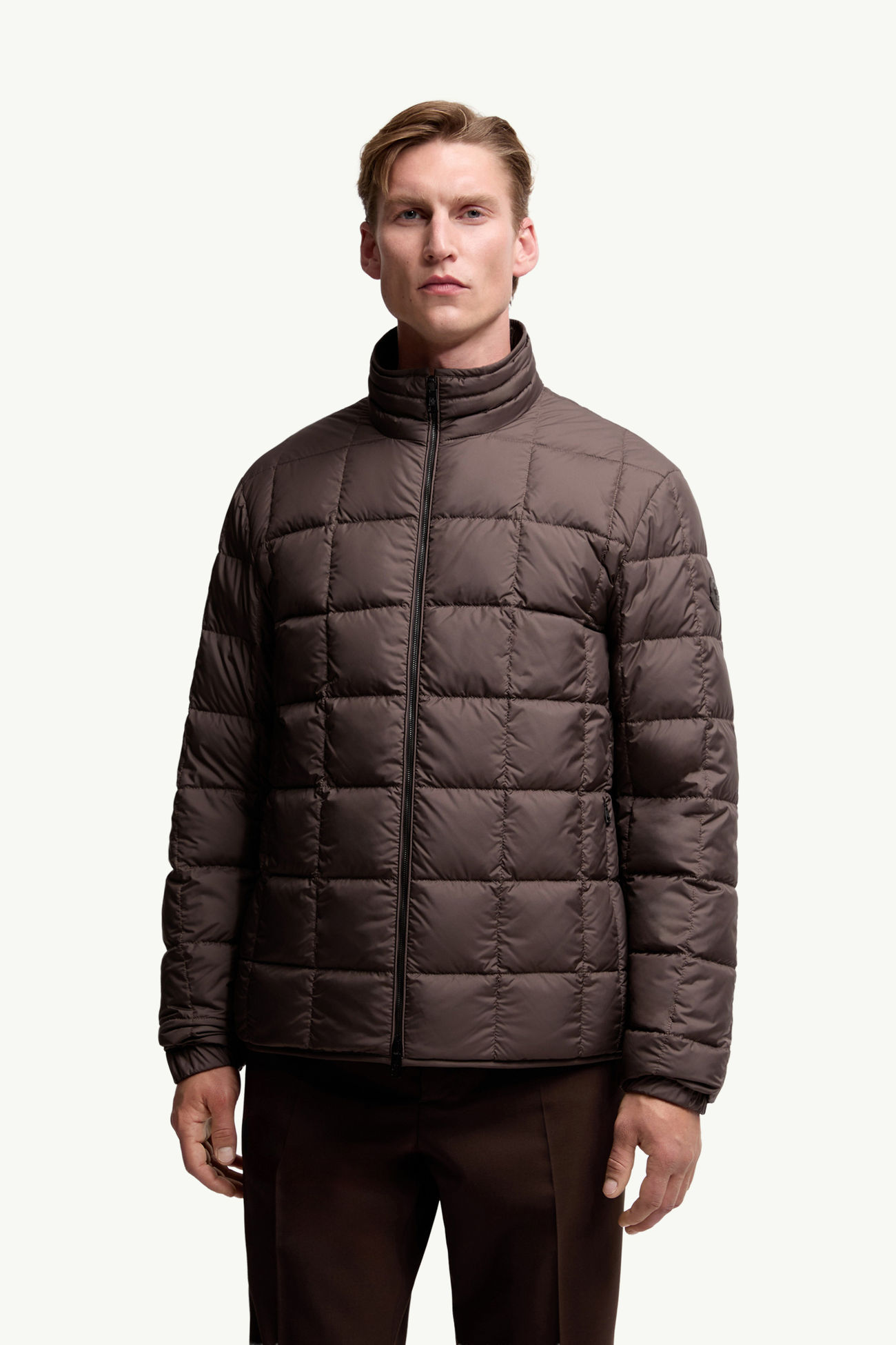 Doudoune courte réversible en teddy Livra Hommes Marron Moncler 5