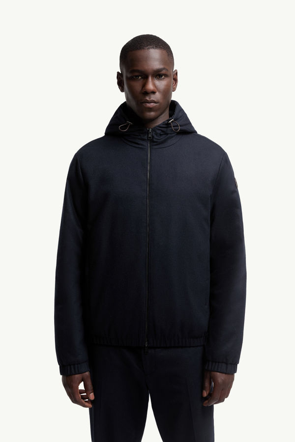 Guerande ショートダウンジャケット メンズ ネイビーブルー Moncler 3