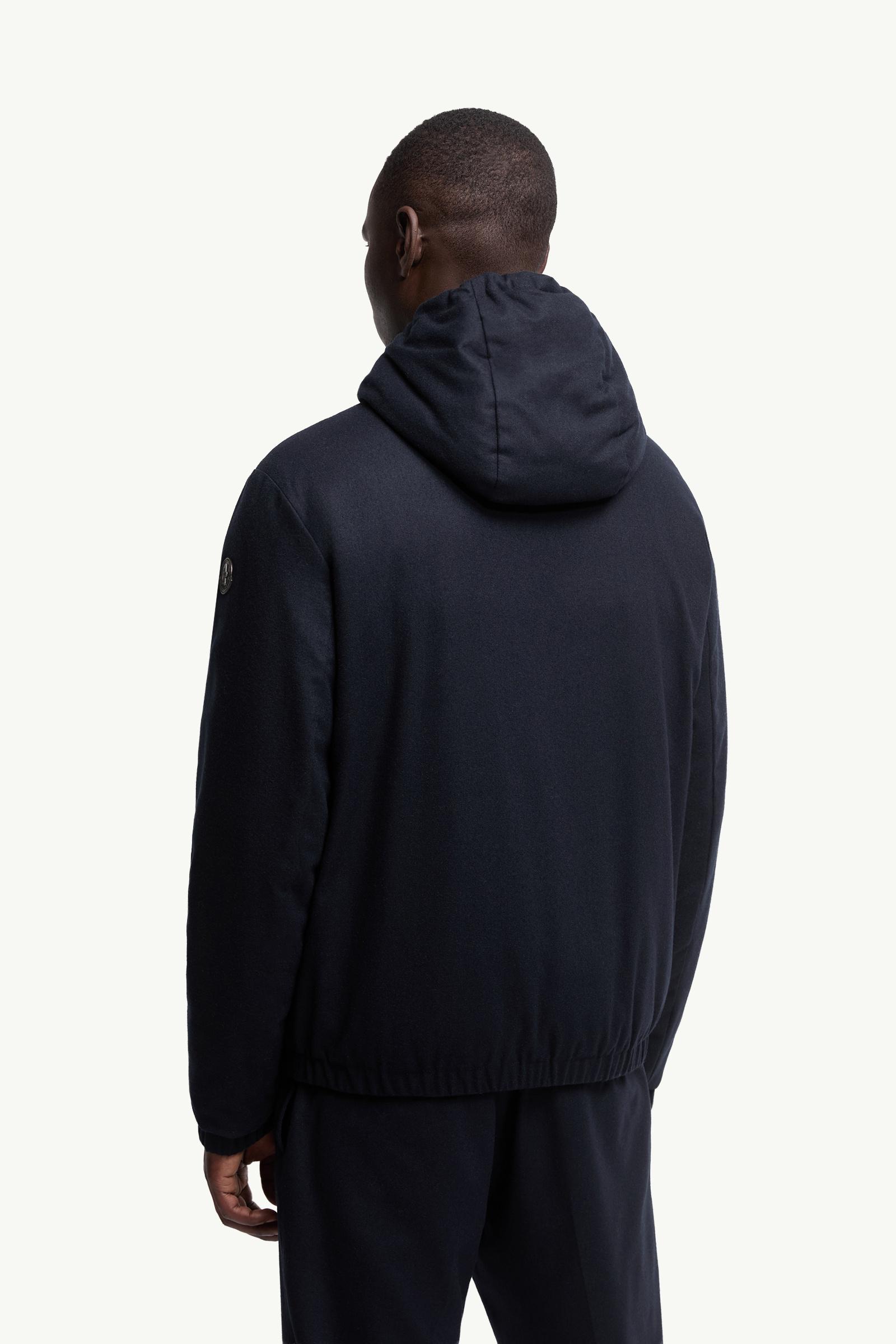 Old Moncler ネイビー　フード付きリバーシブルジャンパー MONCLER モンクレール ヴィンテージ ski wear スキー ウェア