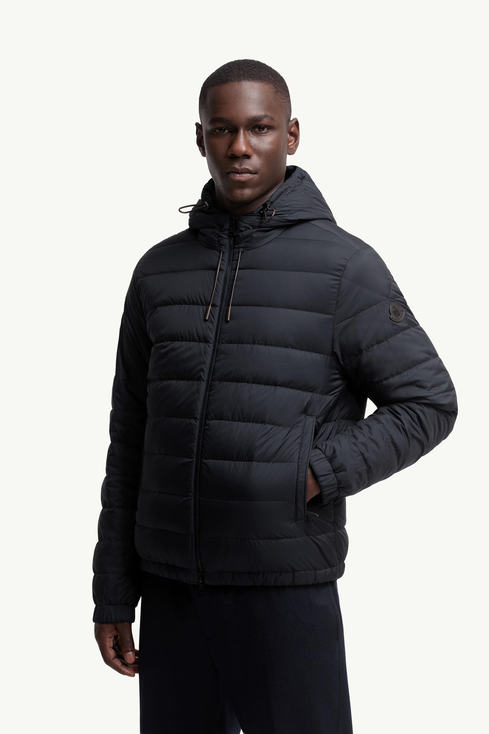 Piumino corto Guerande reversibile con cappuccio Uomo Blu Navy Moncler 5