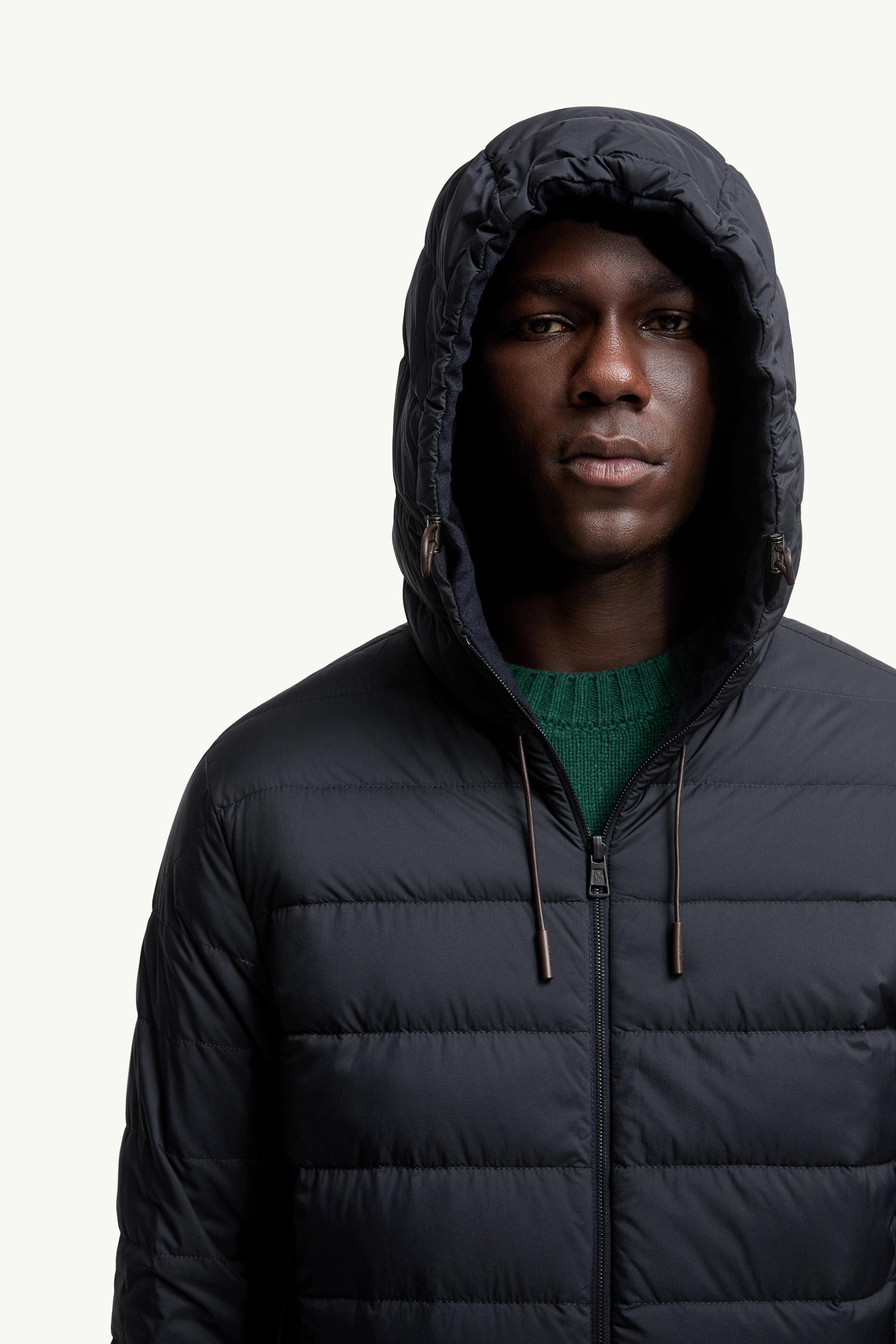 Piumino corto Guerande reversibile con cappuccio Uomo Blu Navy Moncler 6