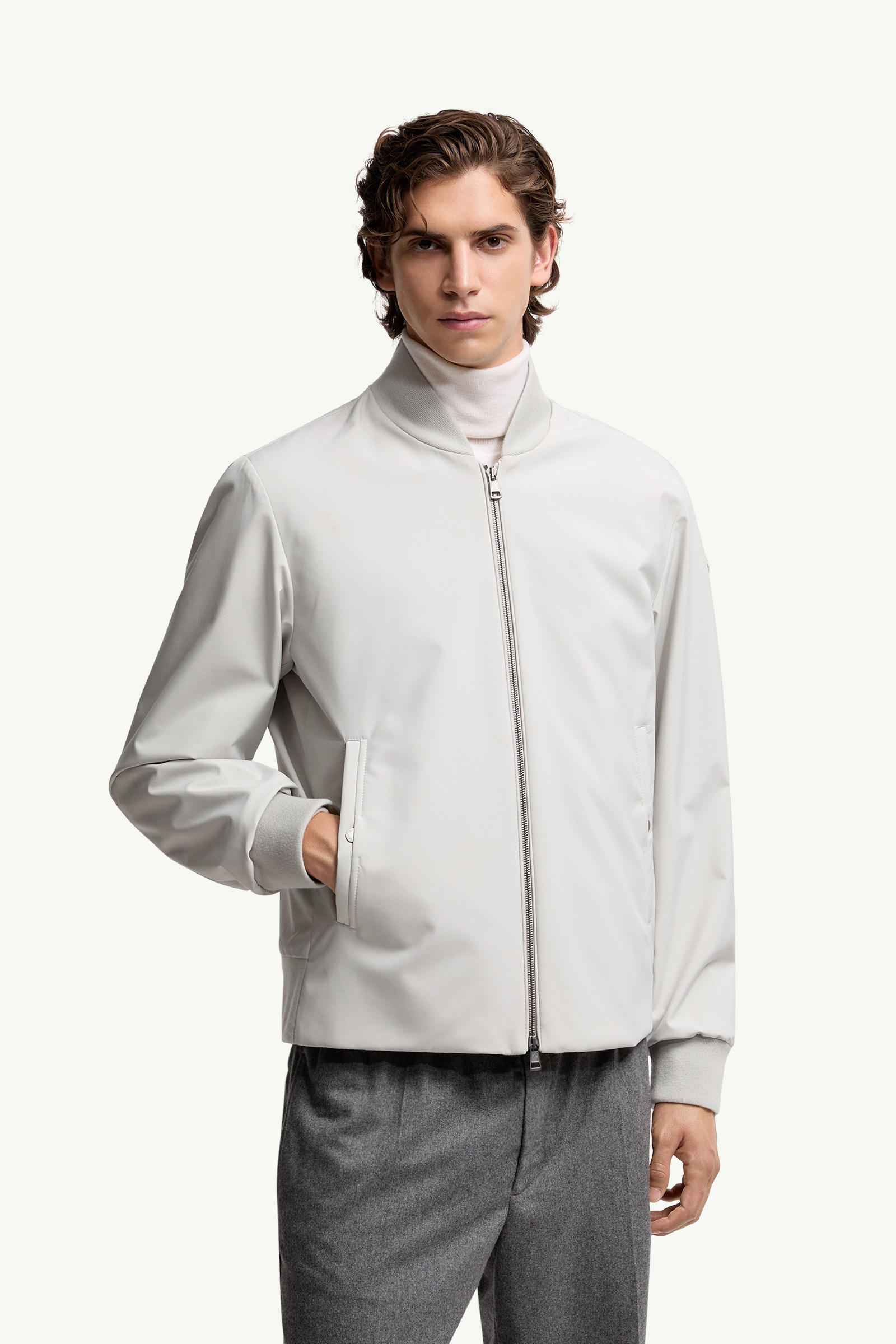 Epinal三合一羽絨飛行員外套 男士 冰灰色 Moncler 3