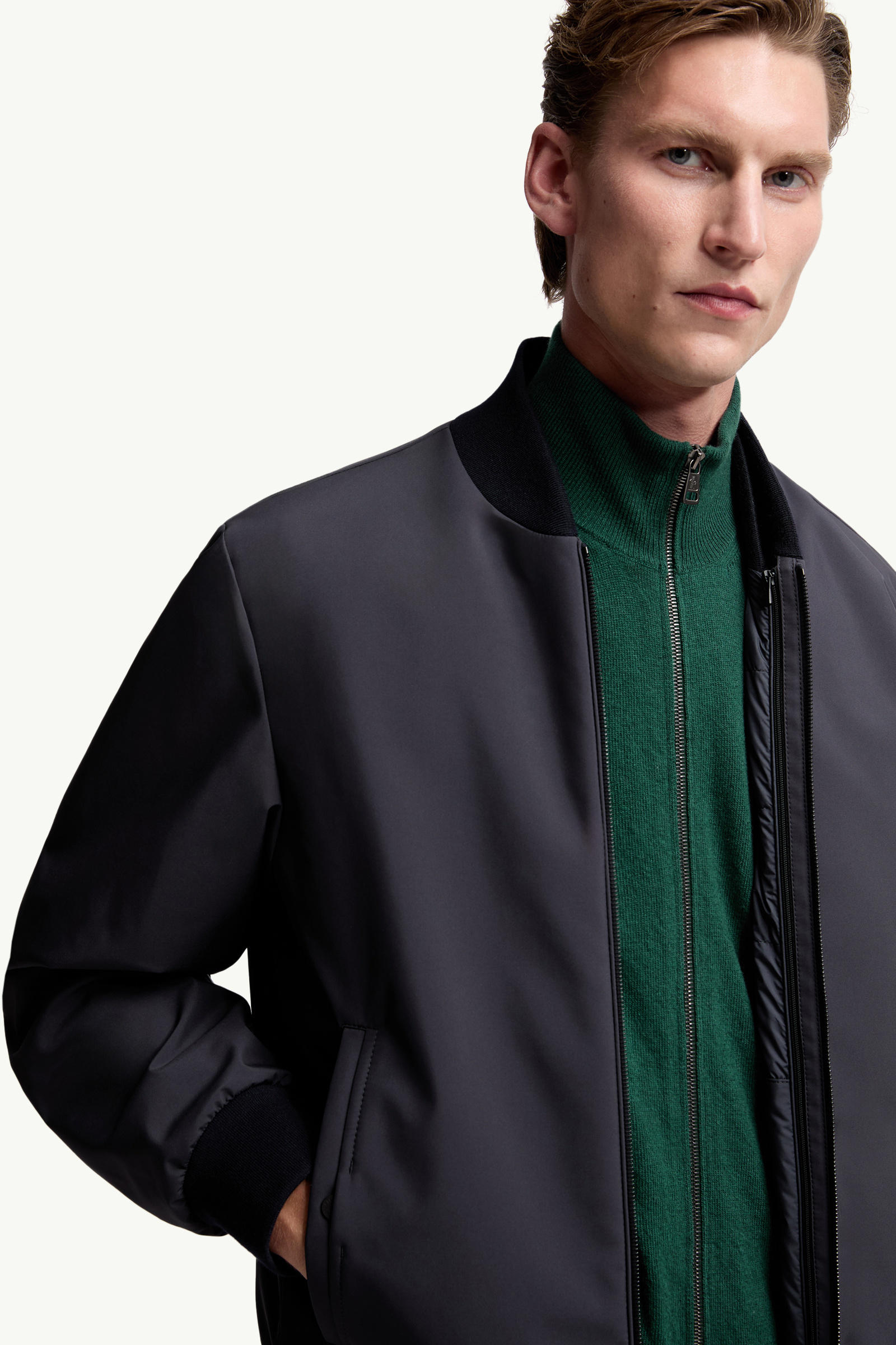 Epinal 3-in-1 Down Bomber Jacket Men Blue Moncler 7