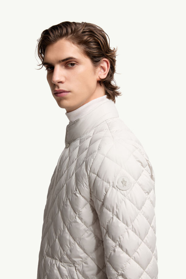 Oise kurze Daunenjacke mit Rautensteppung Herren Hellbeige Moncler 1