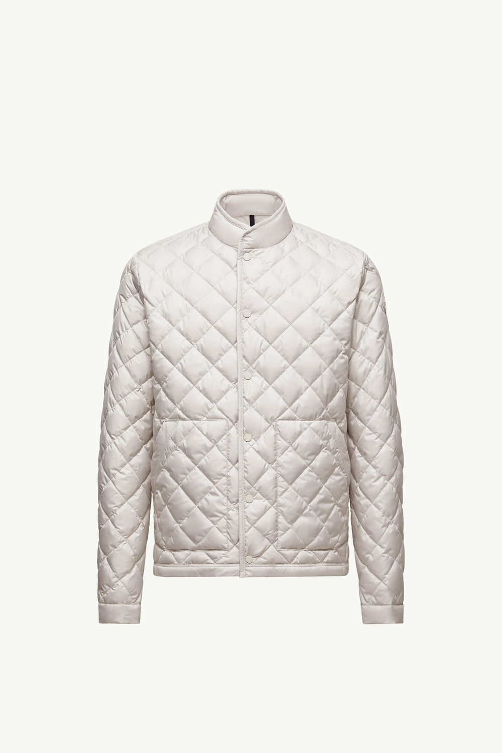 Oise Diamond-Quilted Short Down Jacket Men Light Beige Moncler 2