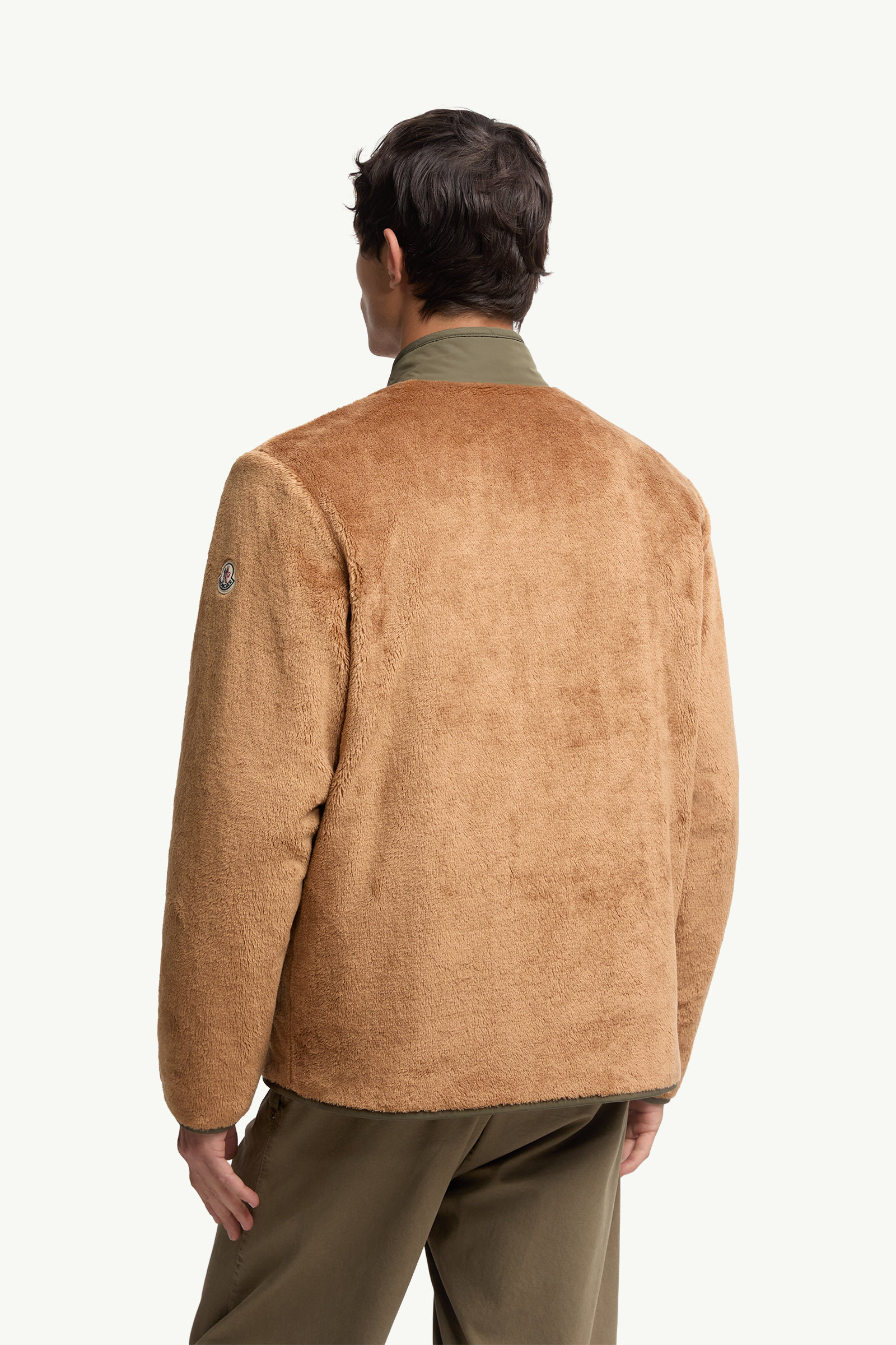 Rentignat Reversible Teddy Short Padded Jacket Men Camel Beige Moncler 4