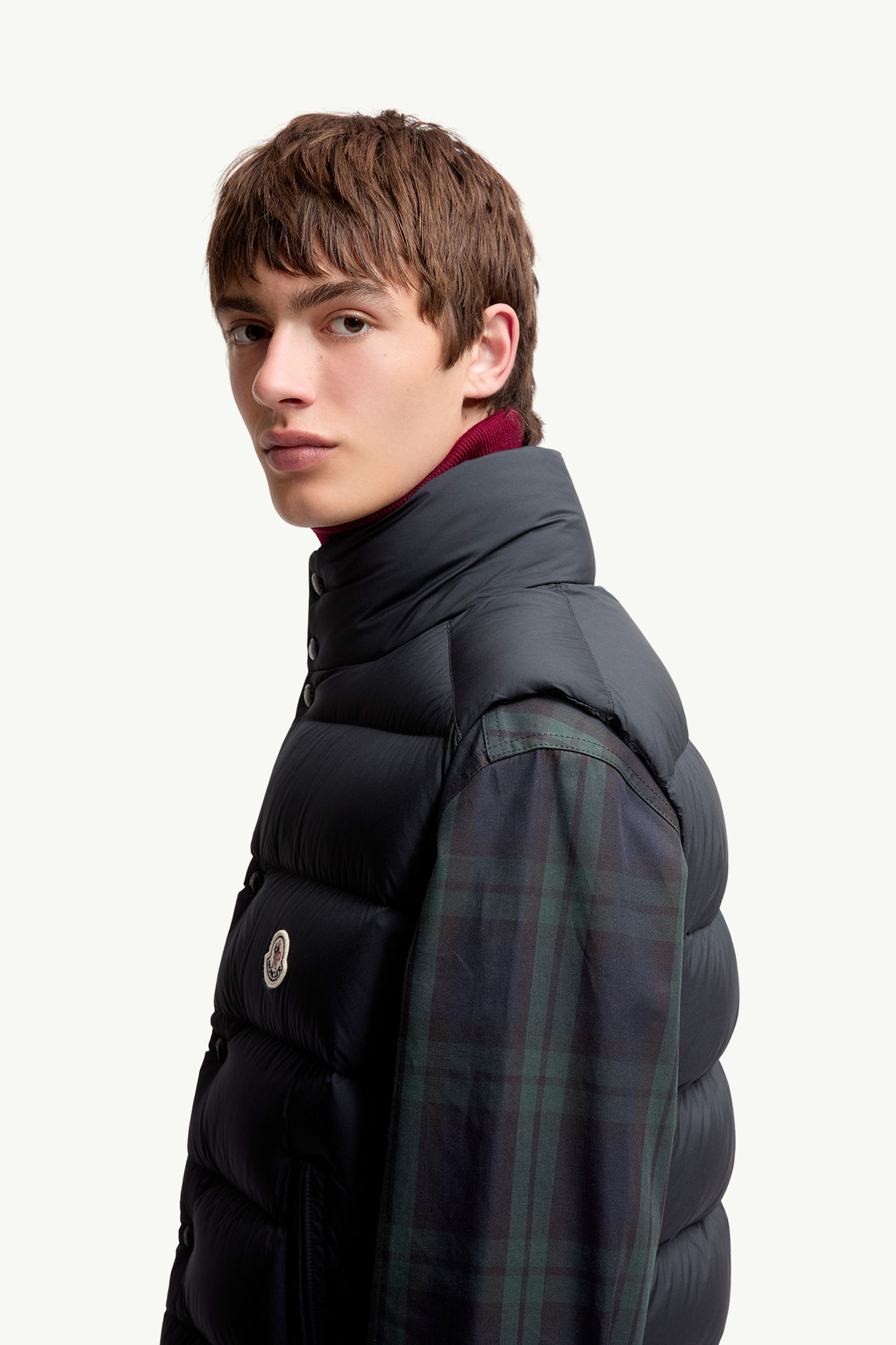 Tibb男士羽绒马甲 男士 蓝色 Moncler 1