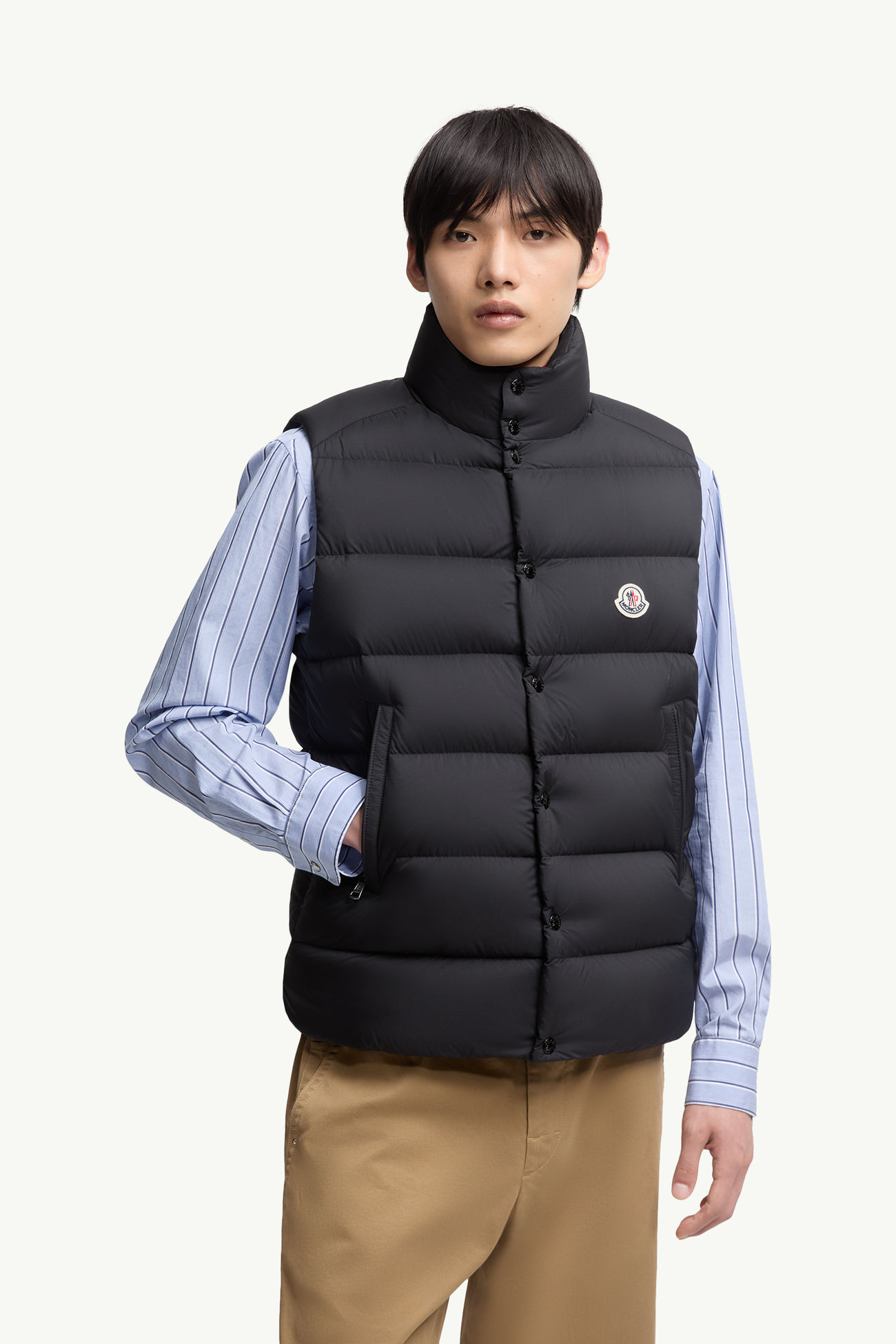 Tibb 다운 베스트 남성 블랙 Moncler 3