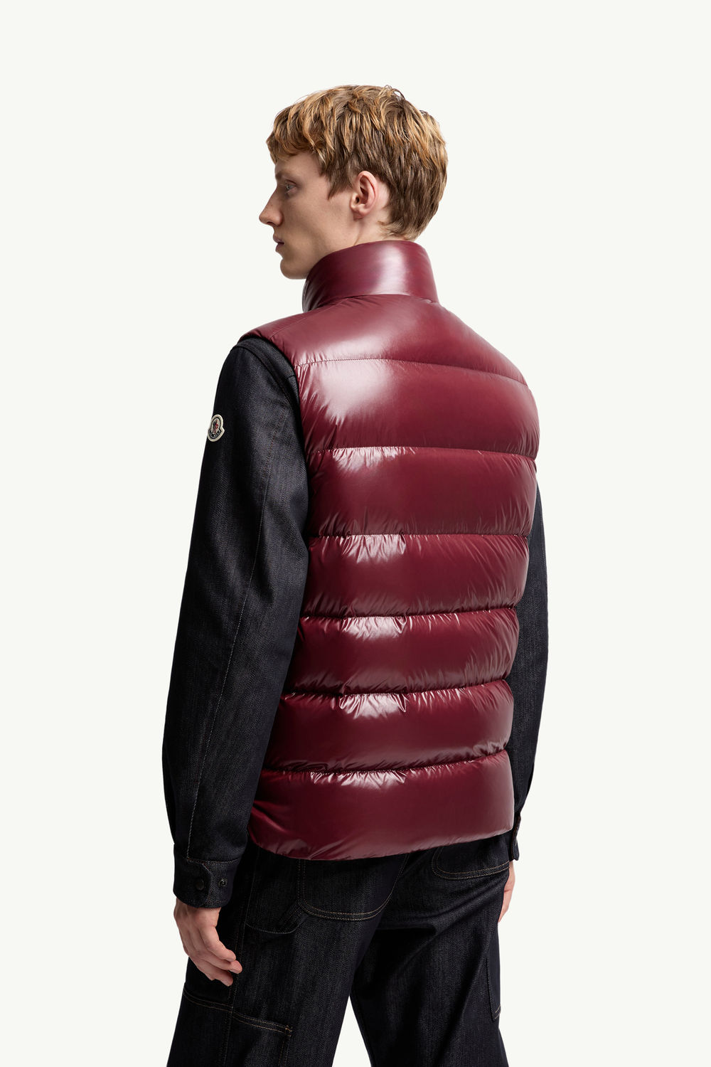 Tibb Down Gilet Men Burgundy Moncler 4