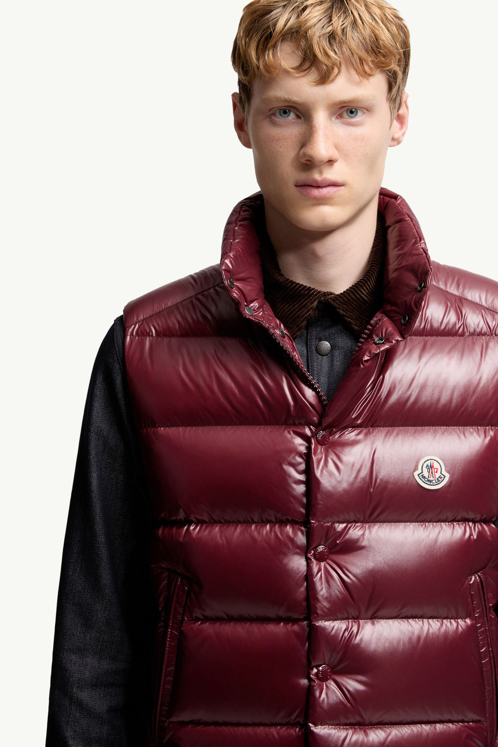 Tibb Down Gilet Men Burgundy Moncler 6