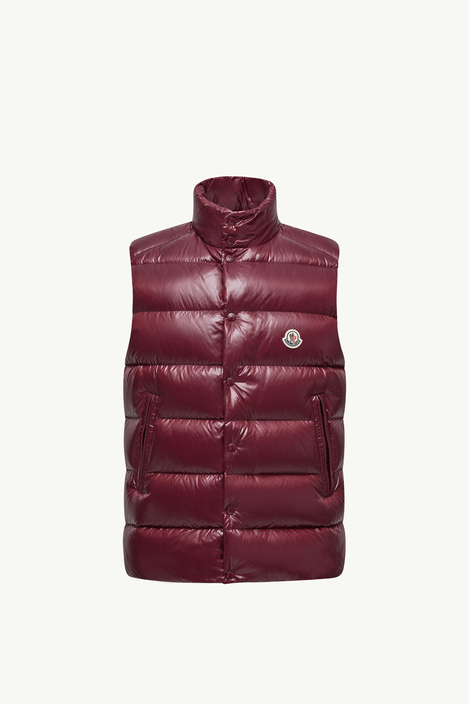 Tibb Daunenweste Herren Burgunderrot Moncler 2